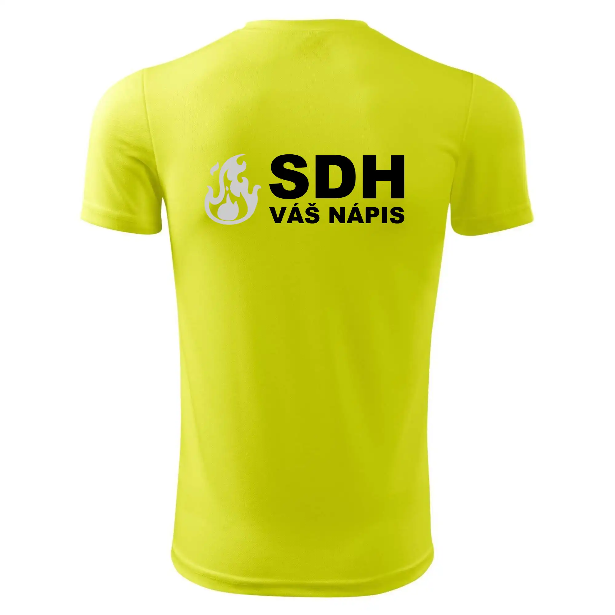 SDH REFLEXNÍ nápis (oheň, firesport, název sboru - vlastní nápis)