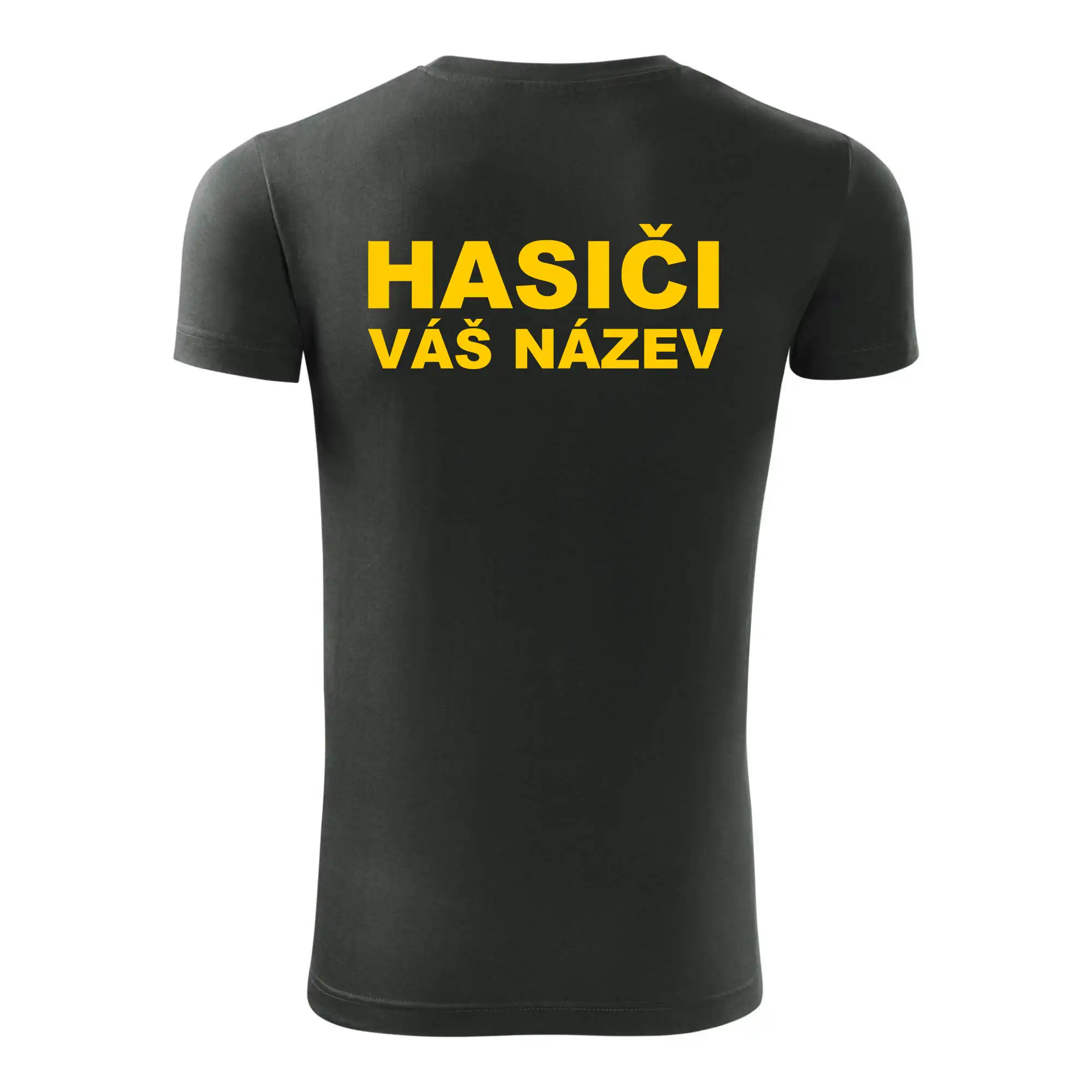 Hasiči - žlutý nápis - váš název sboru