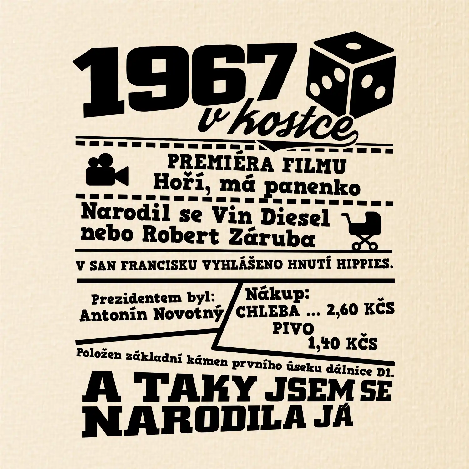 1967 v kostce