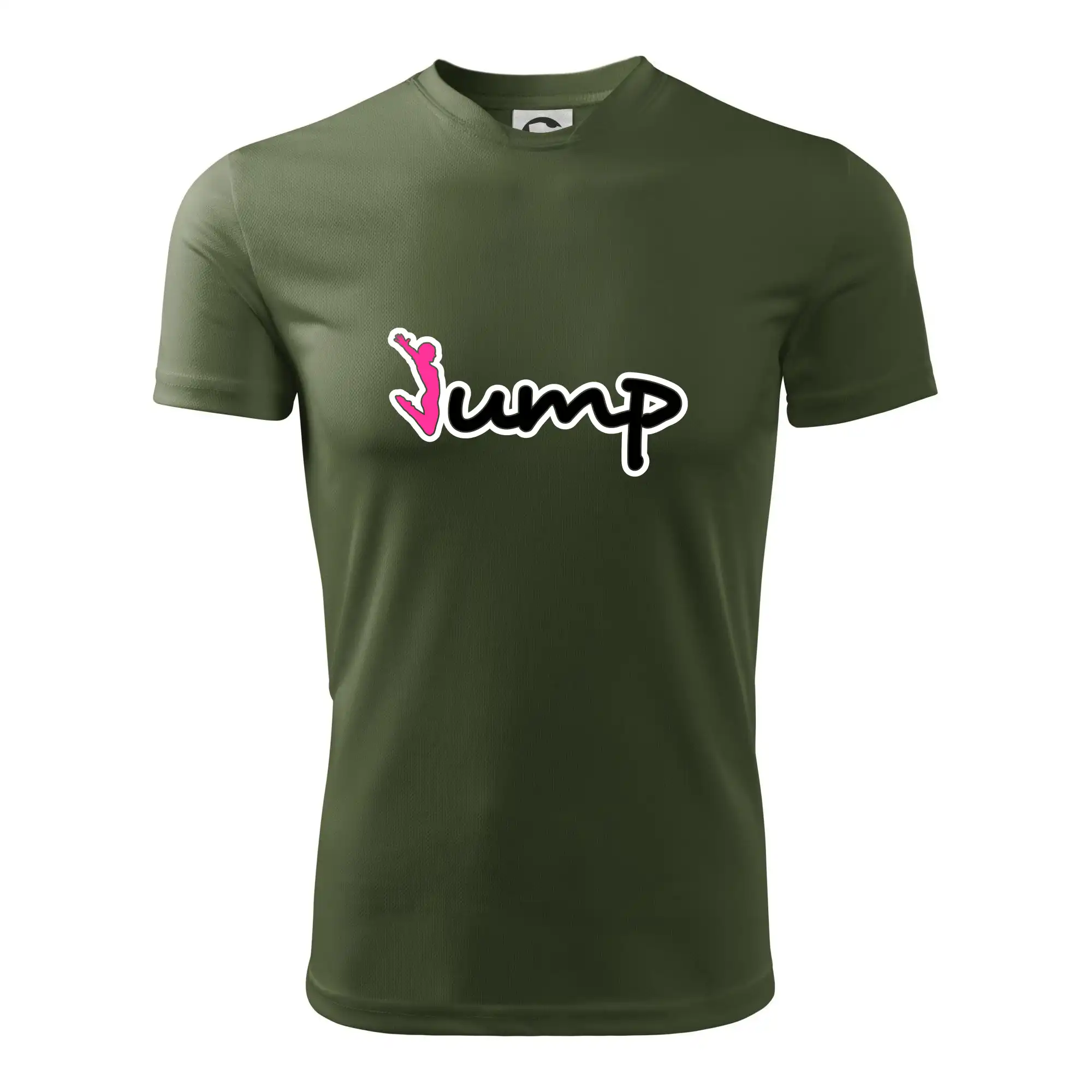 Jump - nápis a panáček