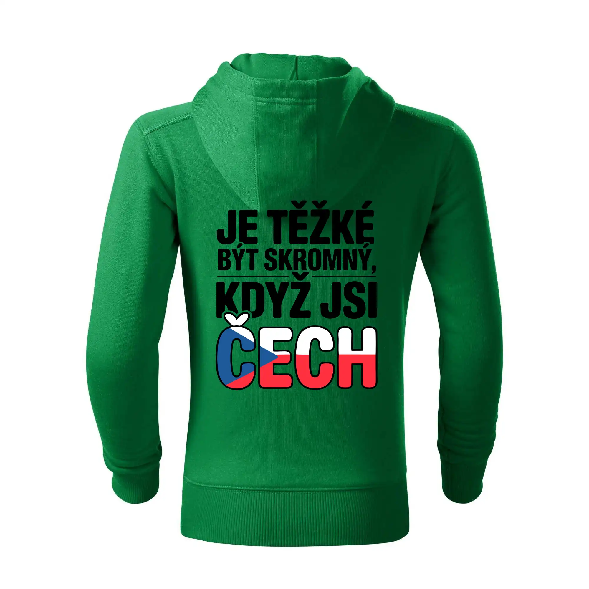 Nápis - Je těžké být skromný když jsi čech