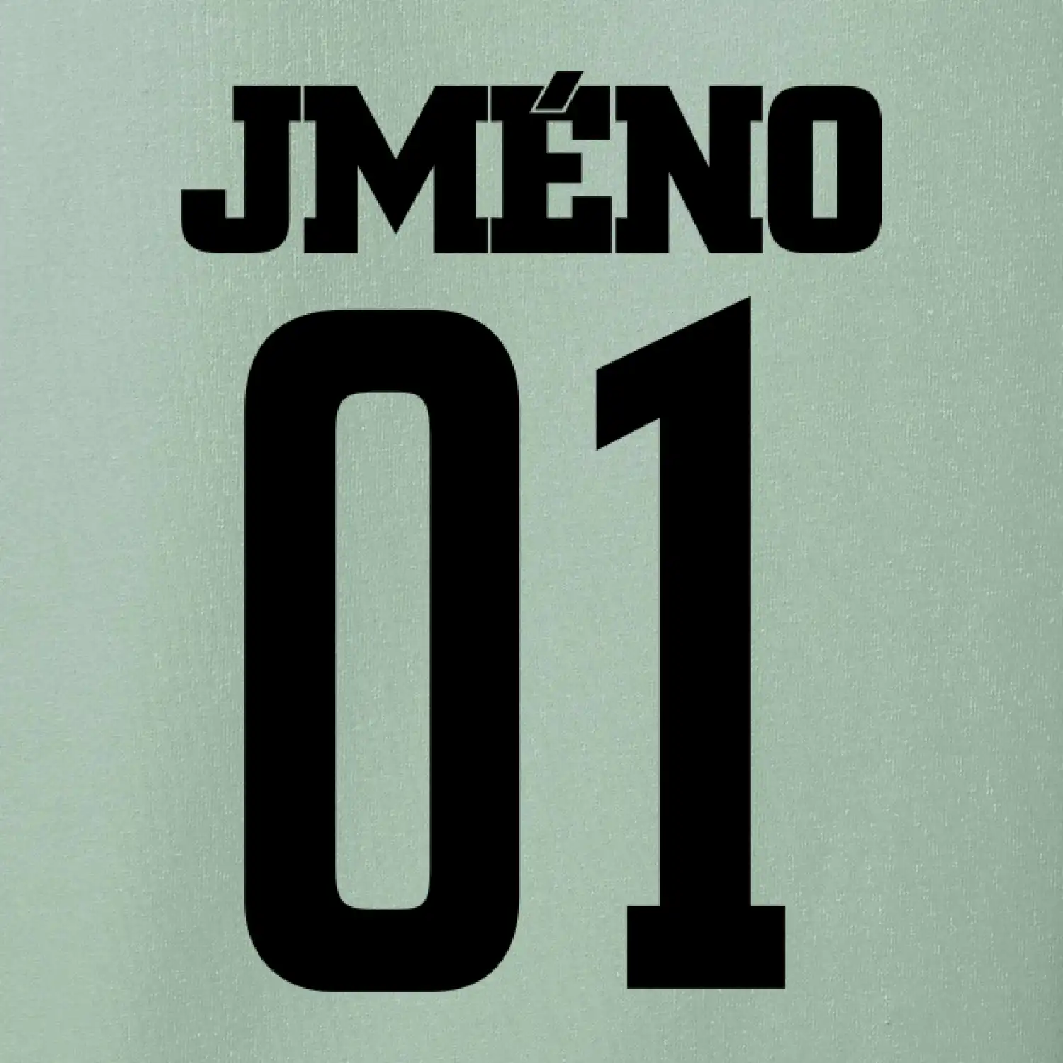 Florbalový  dres - vlastní jméno a číslo