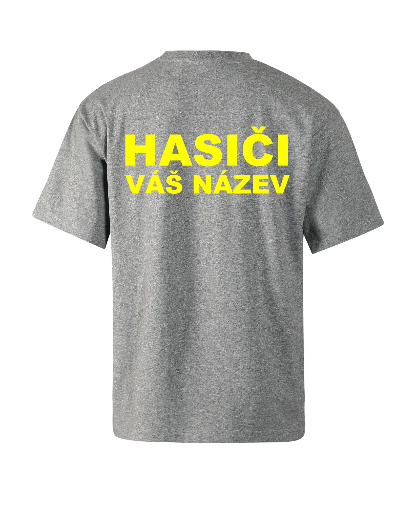 Hasiči - žlutý nápis - váš název sboru