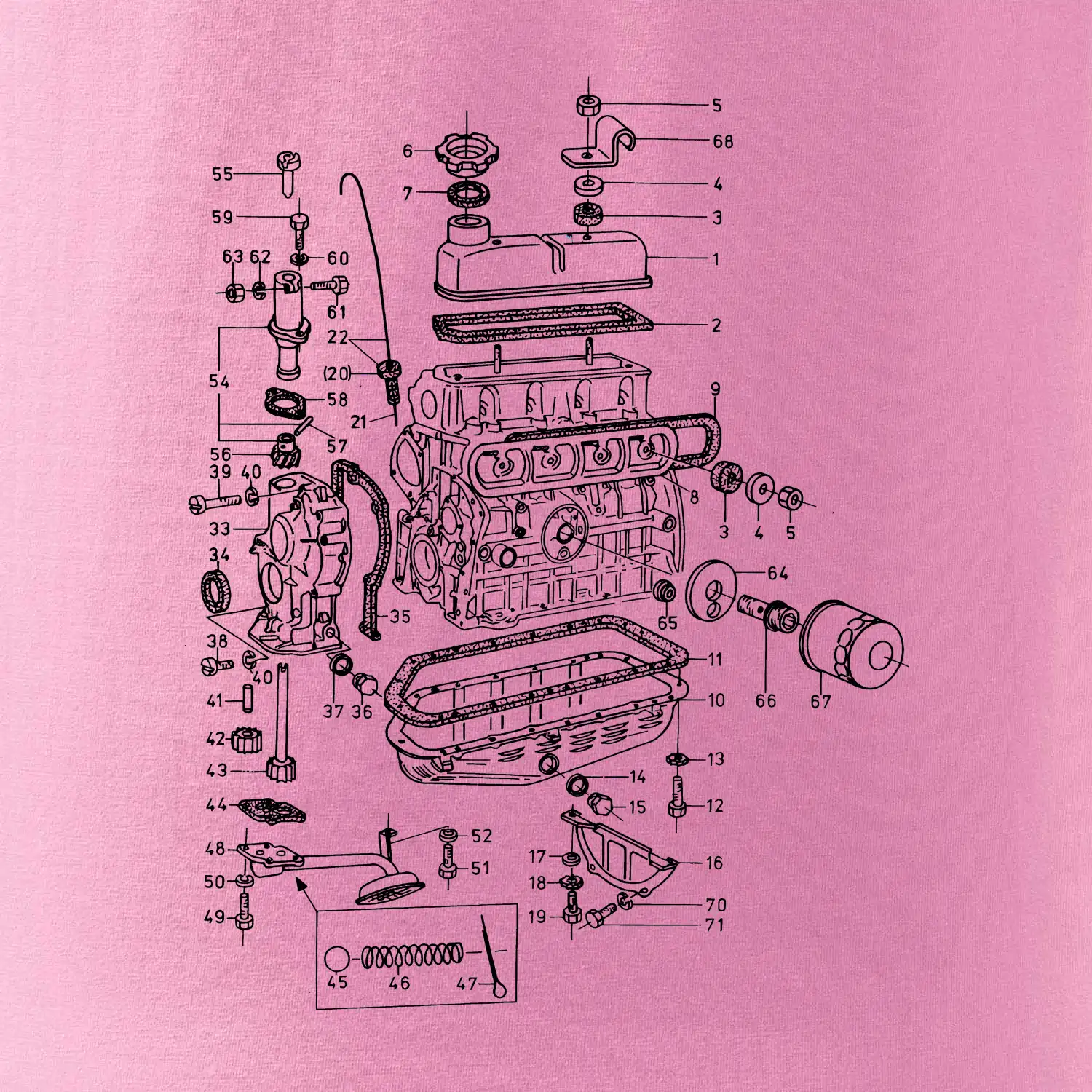 Motor škoda 105-136