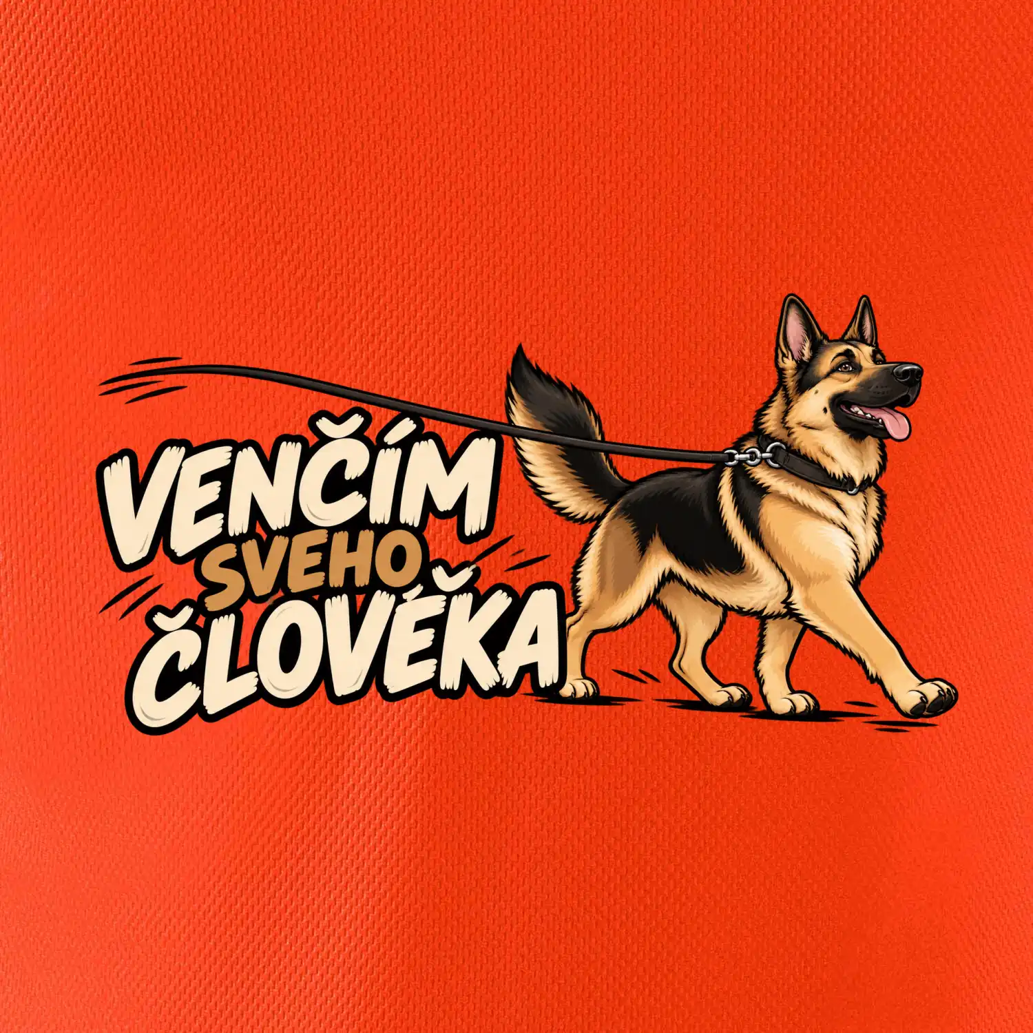 Venčím svého člověka - německý ovčák