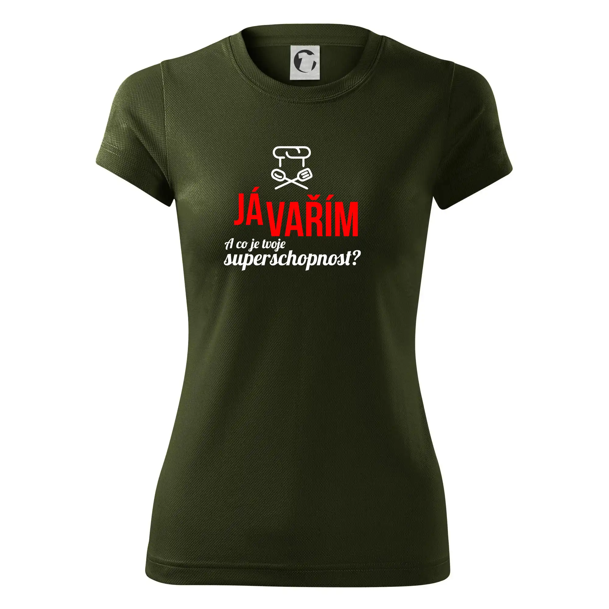 Já vařím - tvoje superschopnost? rovný nápis