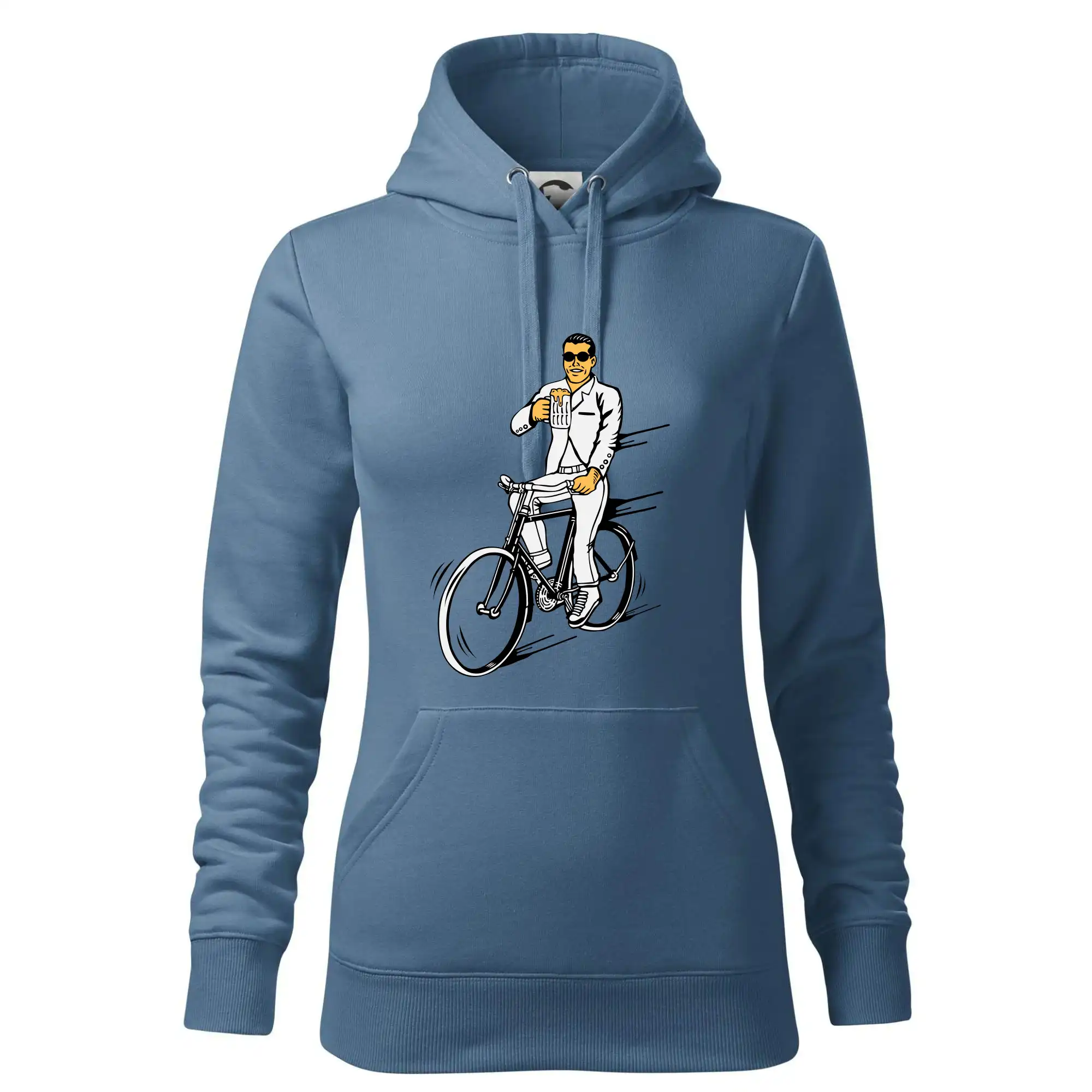 Gentleman na kole s pivem