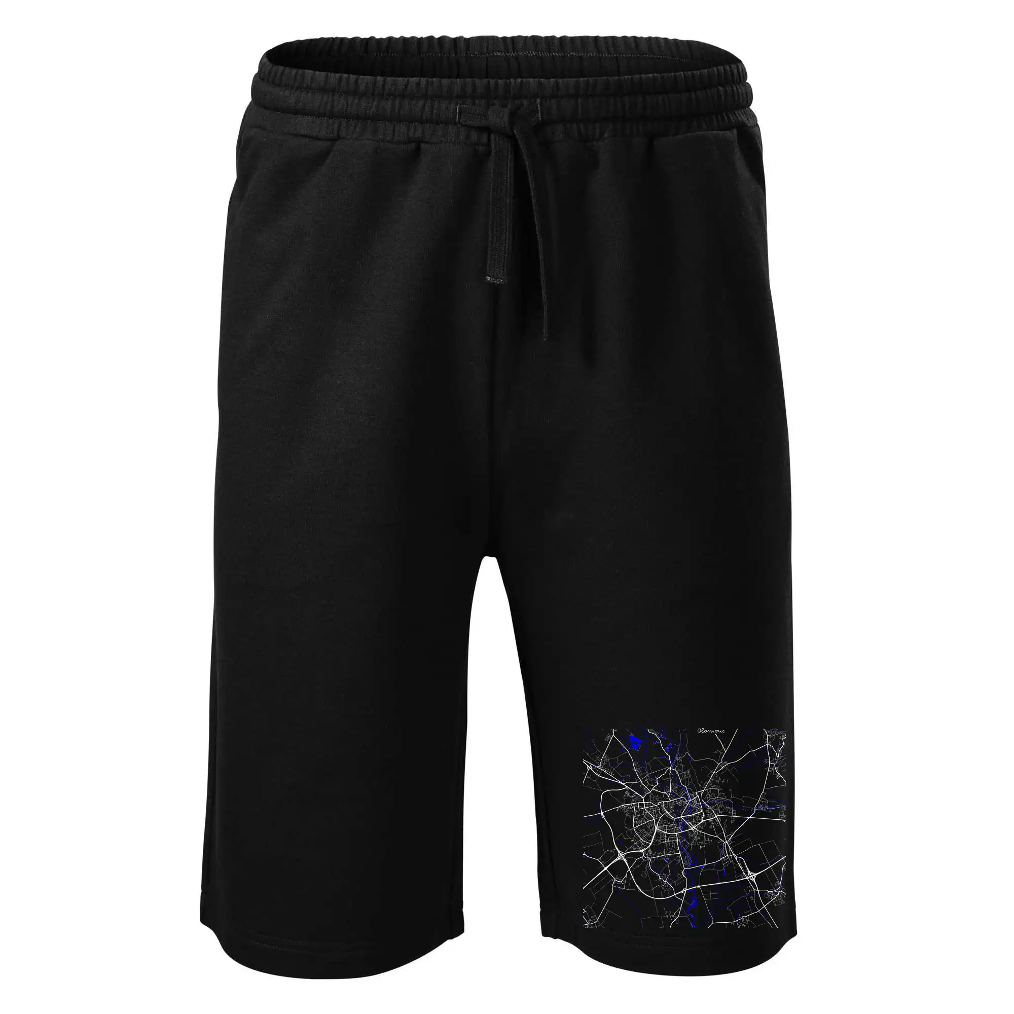 Olomouc - Mapa s vodními toky