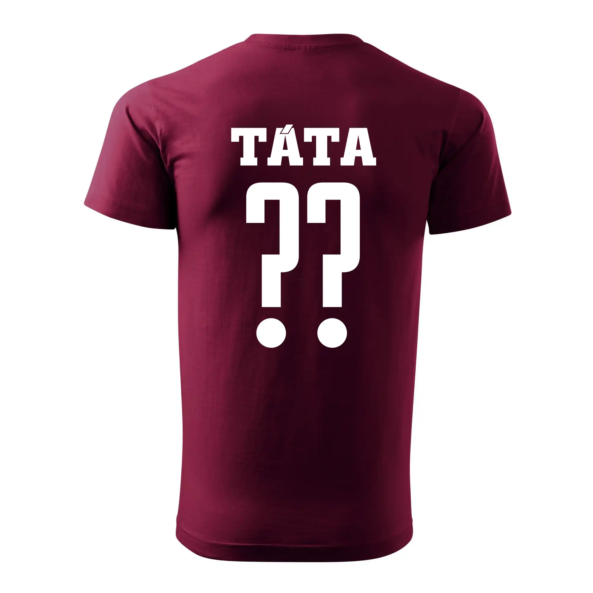 Táta - dres se jménem a číslem