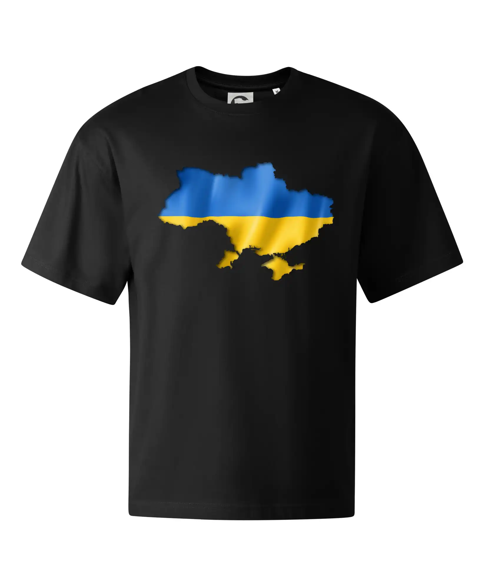 Ukrajina vlajka mapa