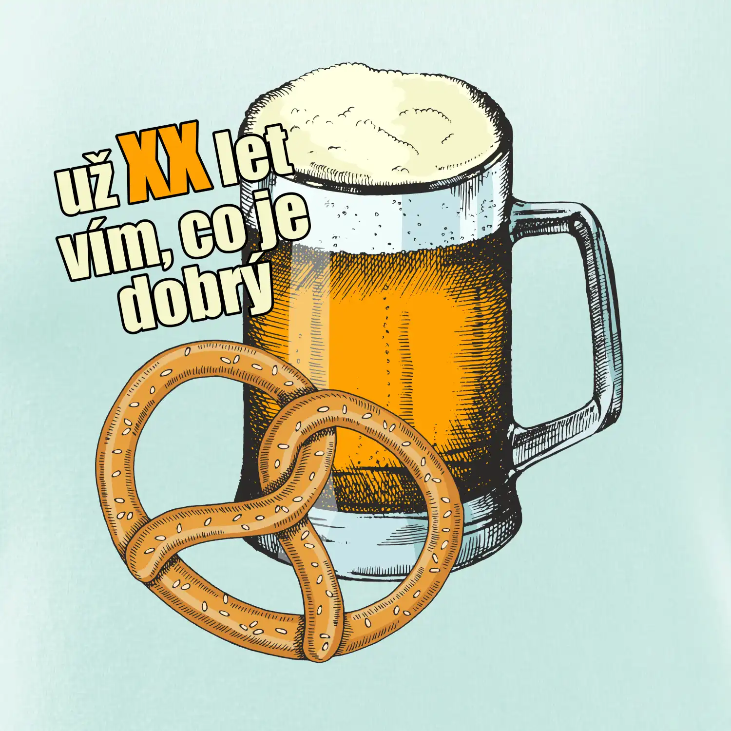 Pivo a preclík vím co je dobrý