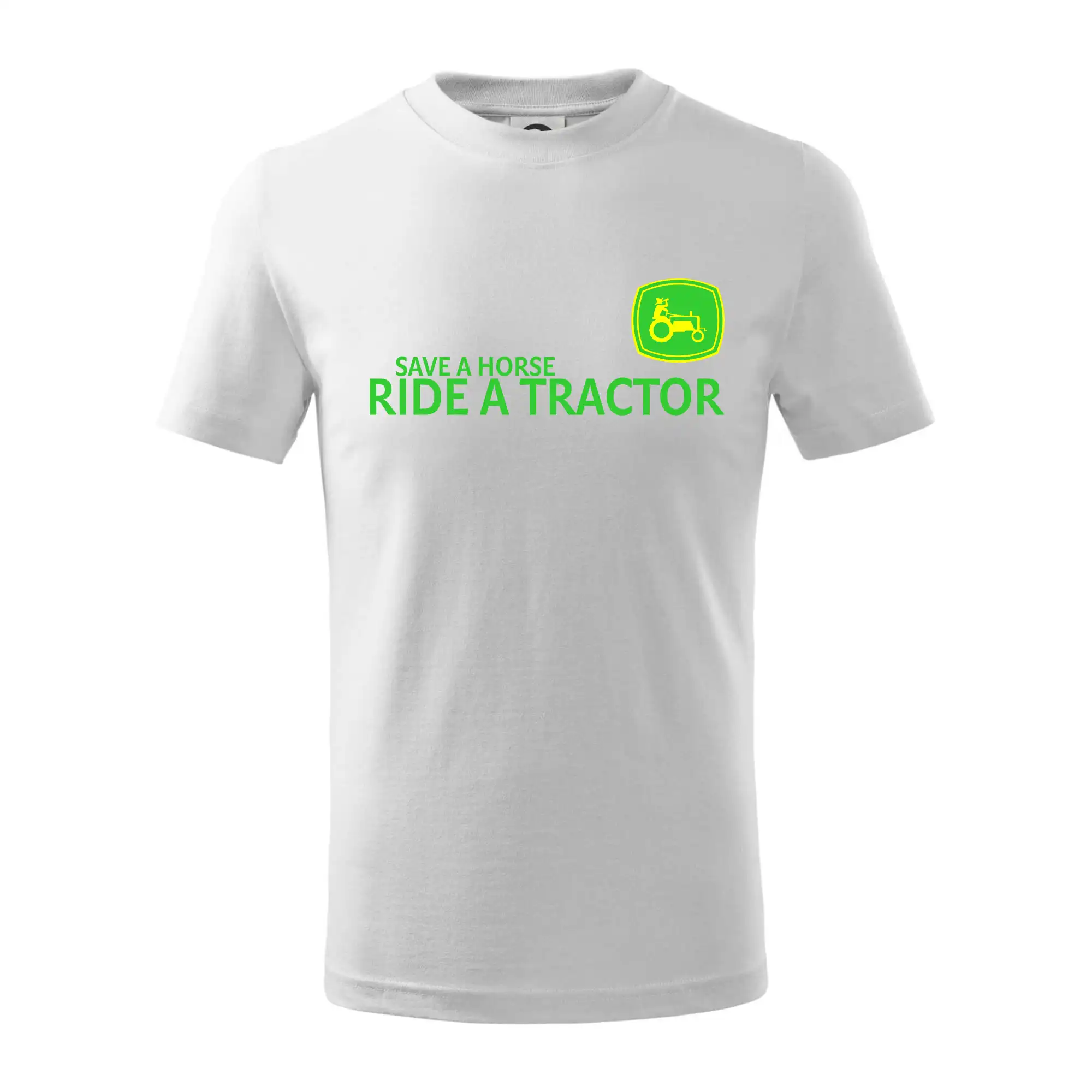 Save horse, ride tractor