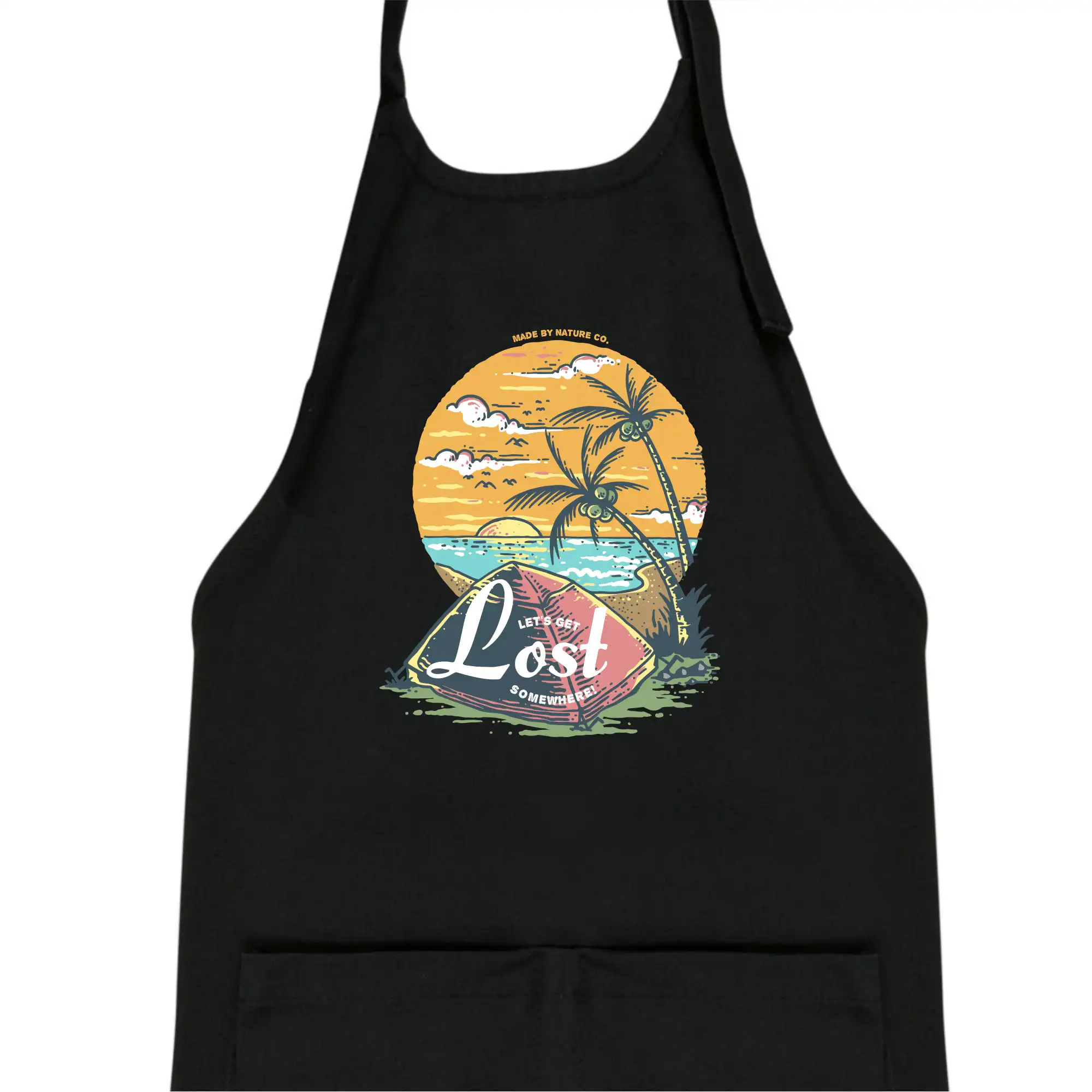 Beach camping get lost somewhere