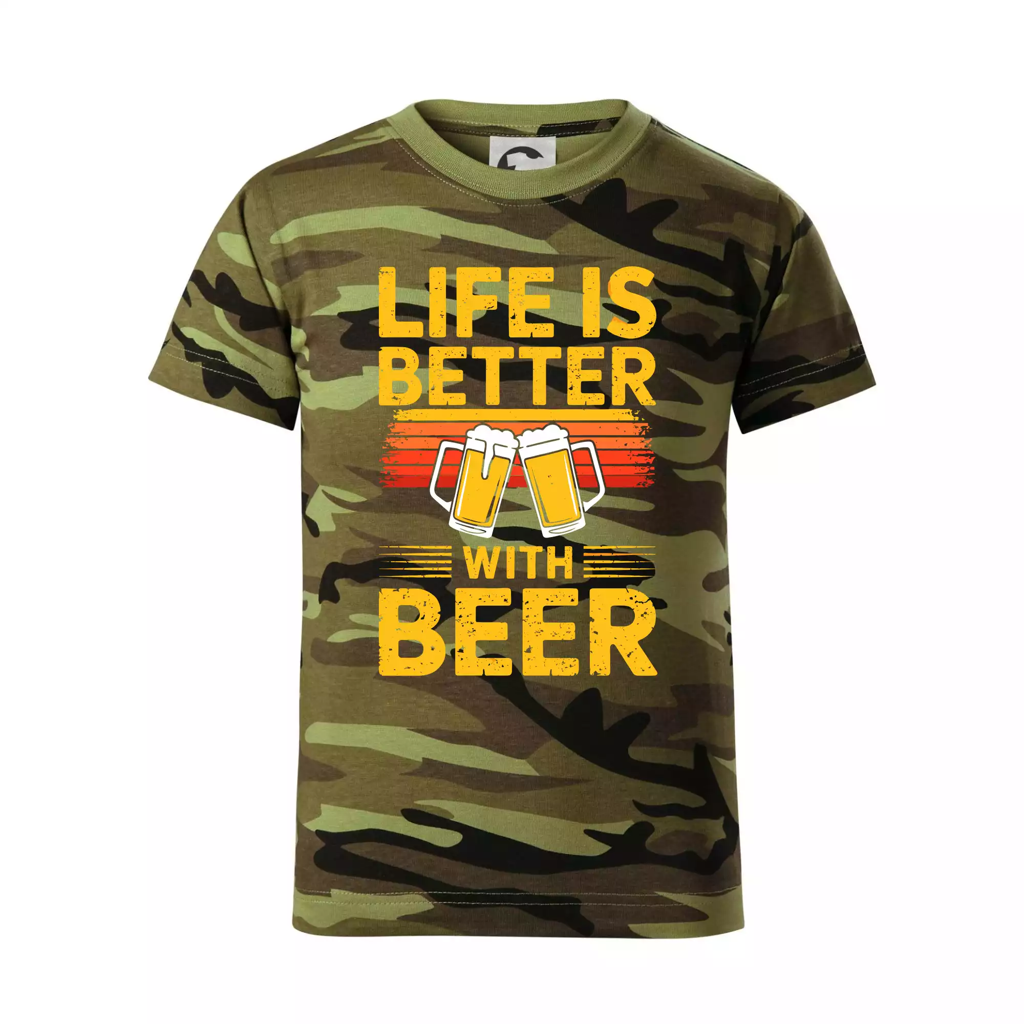 Life is better with beer - oranžové