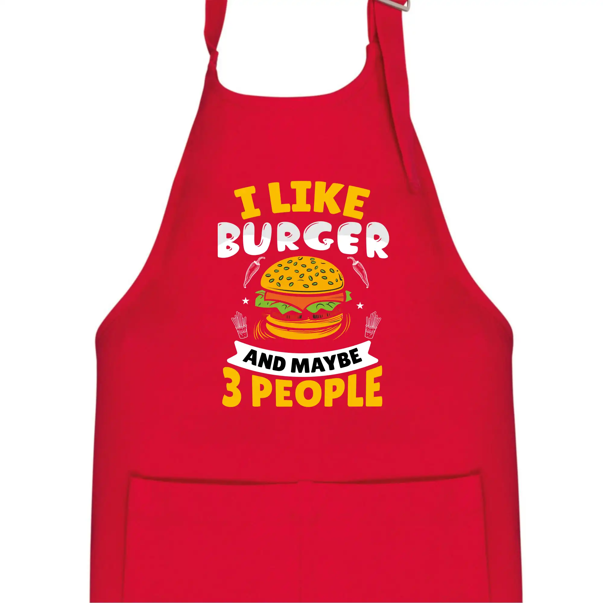 I like burger and maybe 3 people