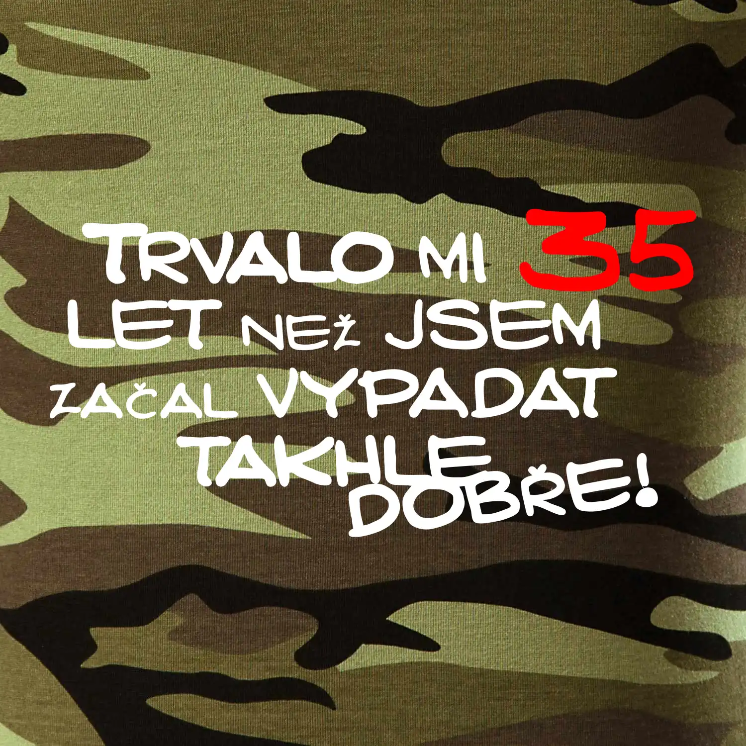 Trvalo mi 35 let než jsem začal vypadat takhle dobře