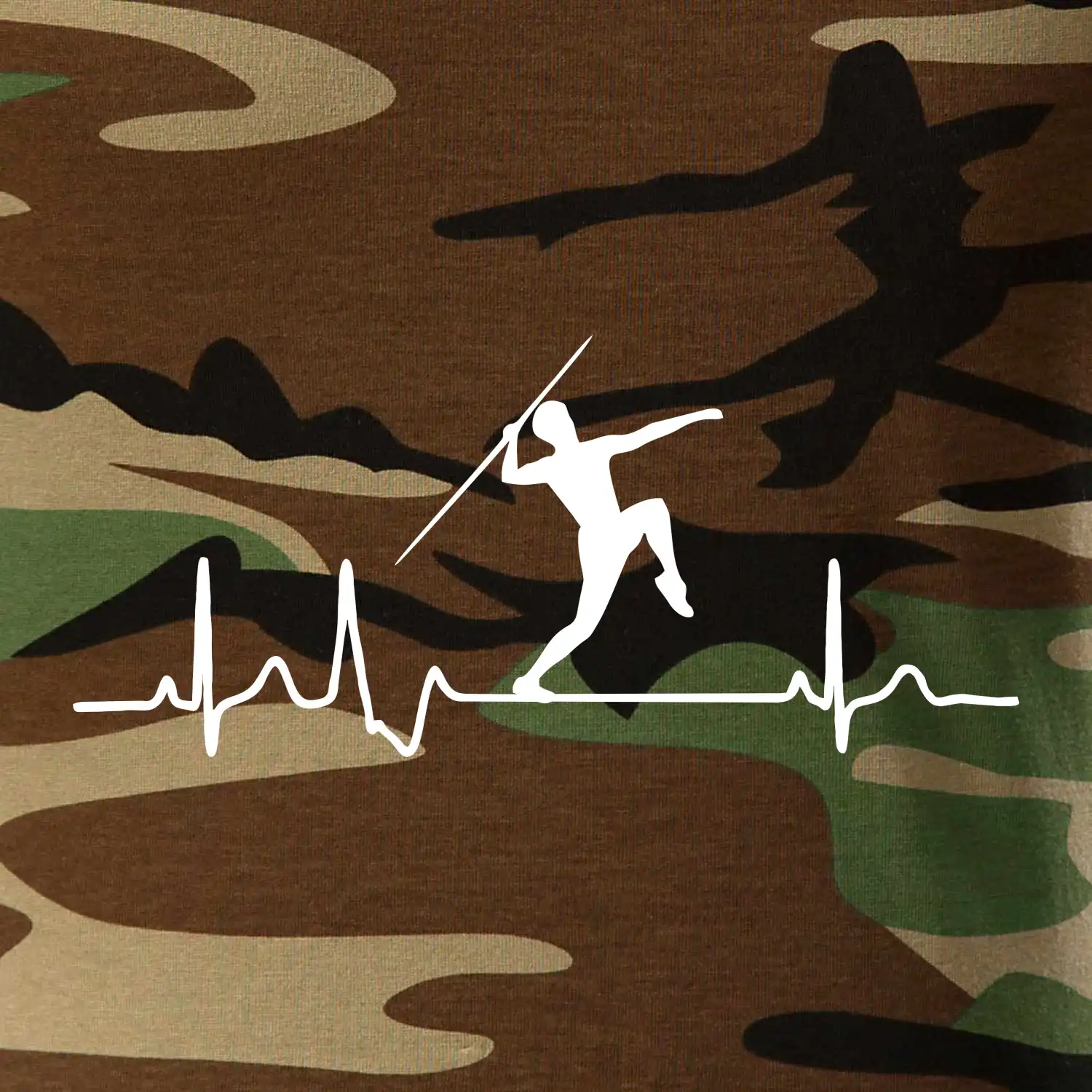 EKG hod oštěpem muž