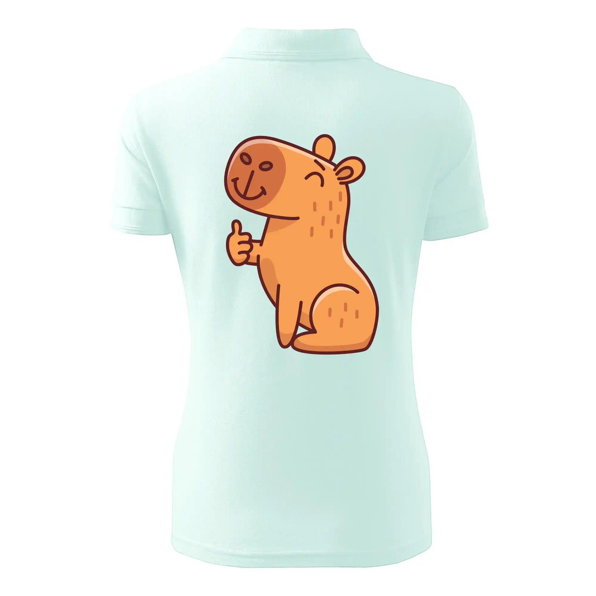 Kapybara s palcem nahoru