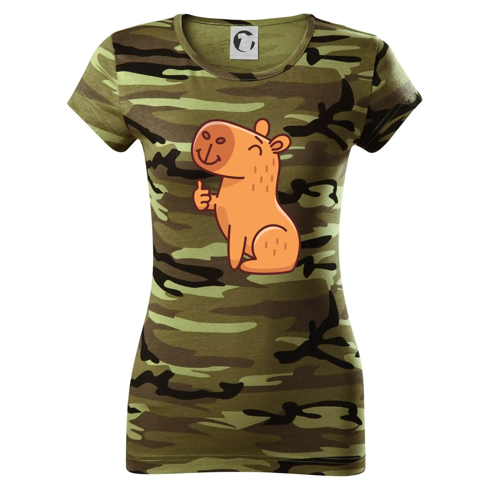 Kapybara s palcem nahoru