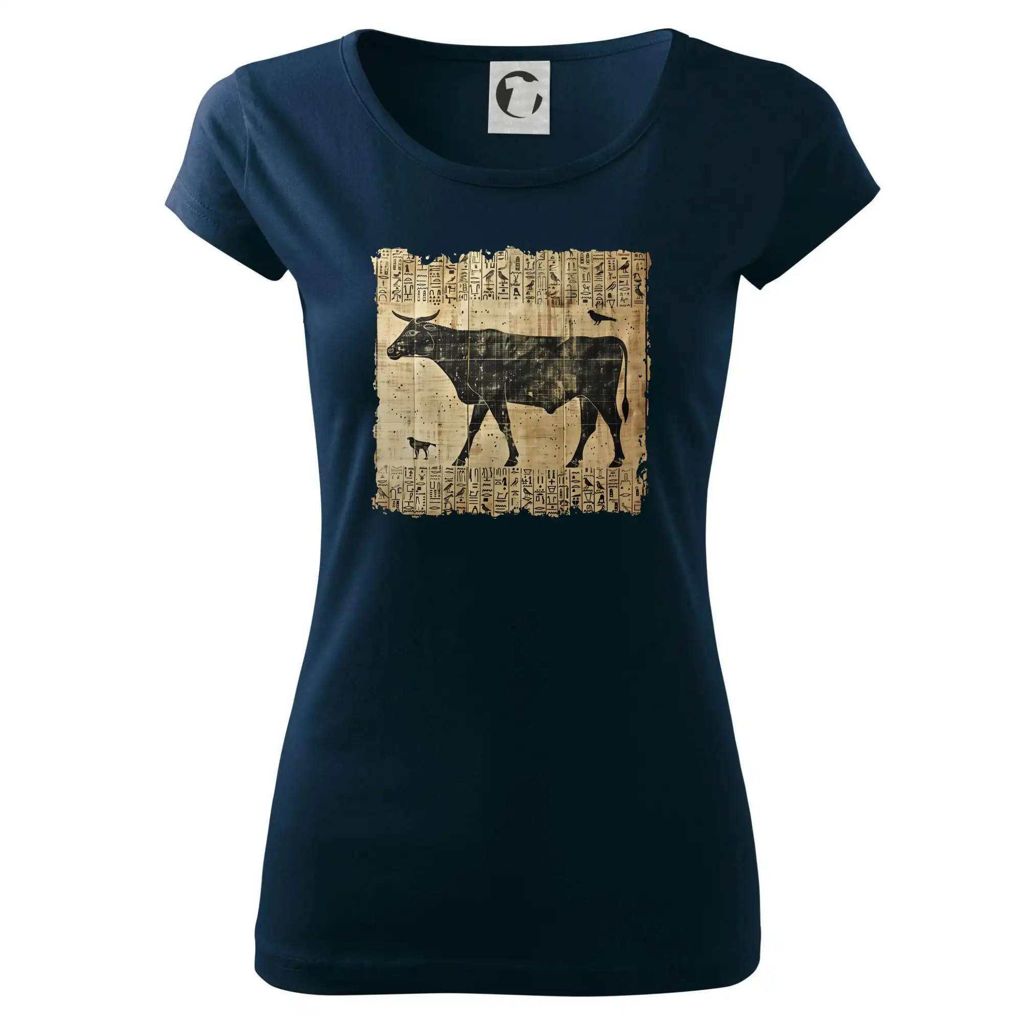 Egyptské hieroglyfy kráva