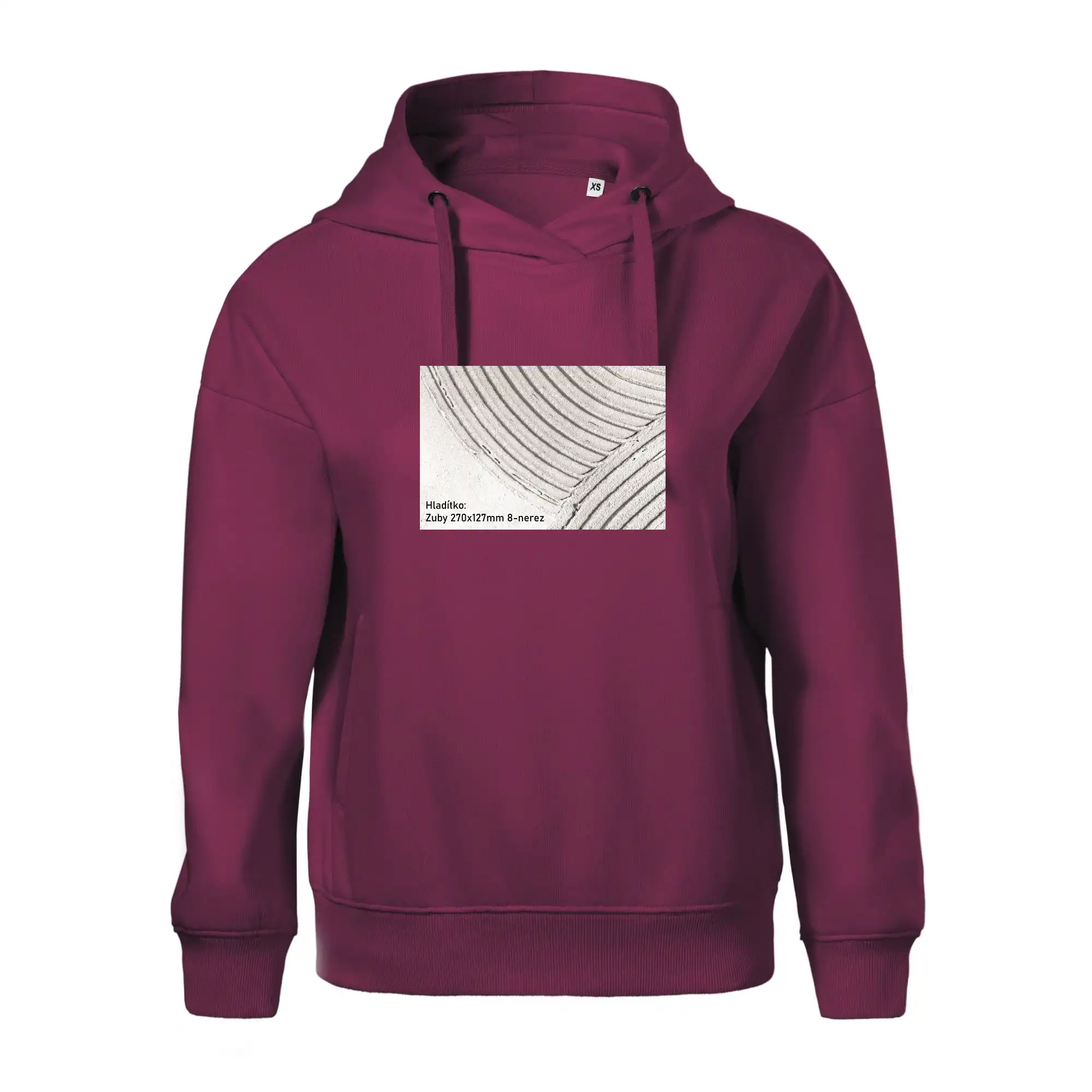 Hladítko zuby 270x127mm 8 nerez