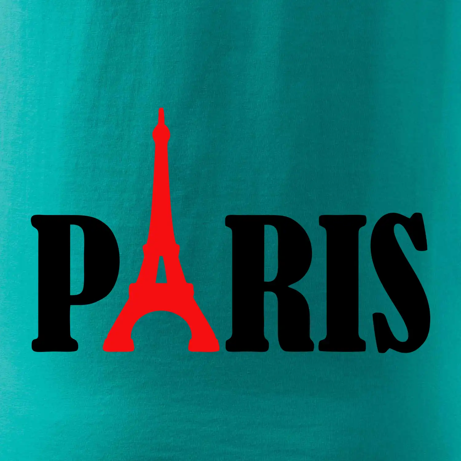 Paris nápis Eiffelova věž