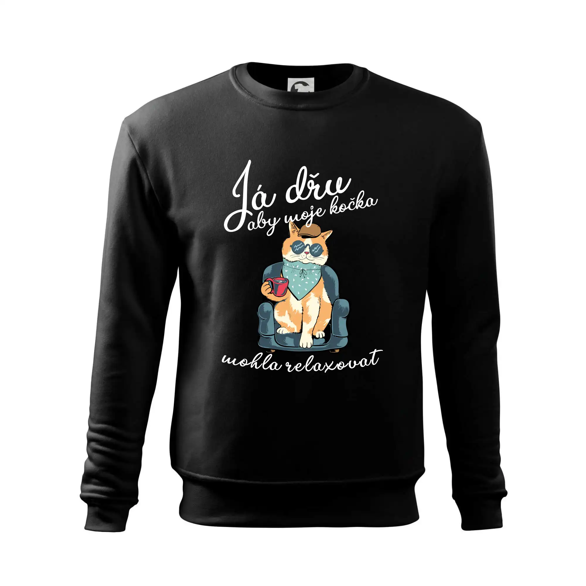 Já dřu, aby moje kočka mohla relaxovat