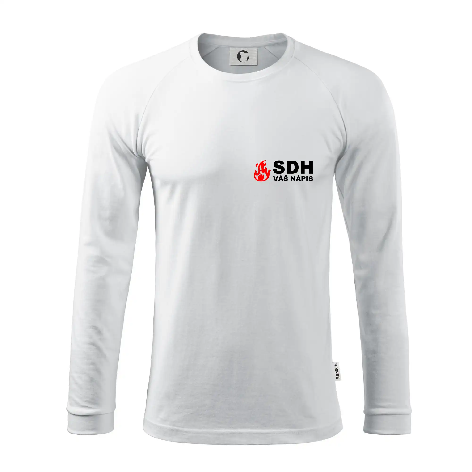 SDH nápis (oheň, název sboru - vlastní nápis)