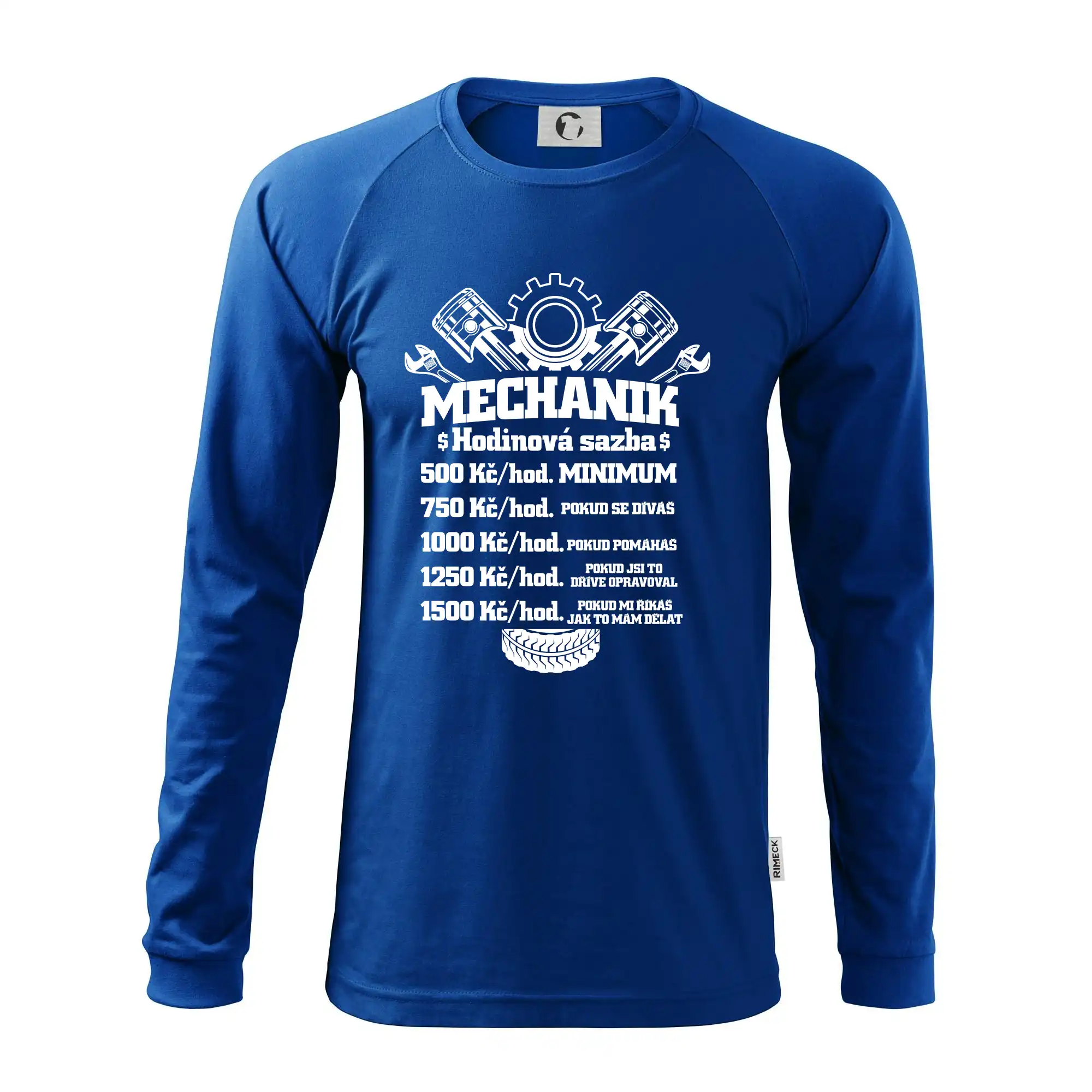 Mechanik - hodinová sazba