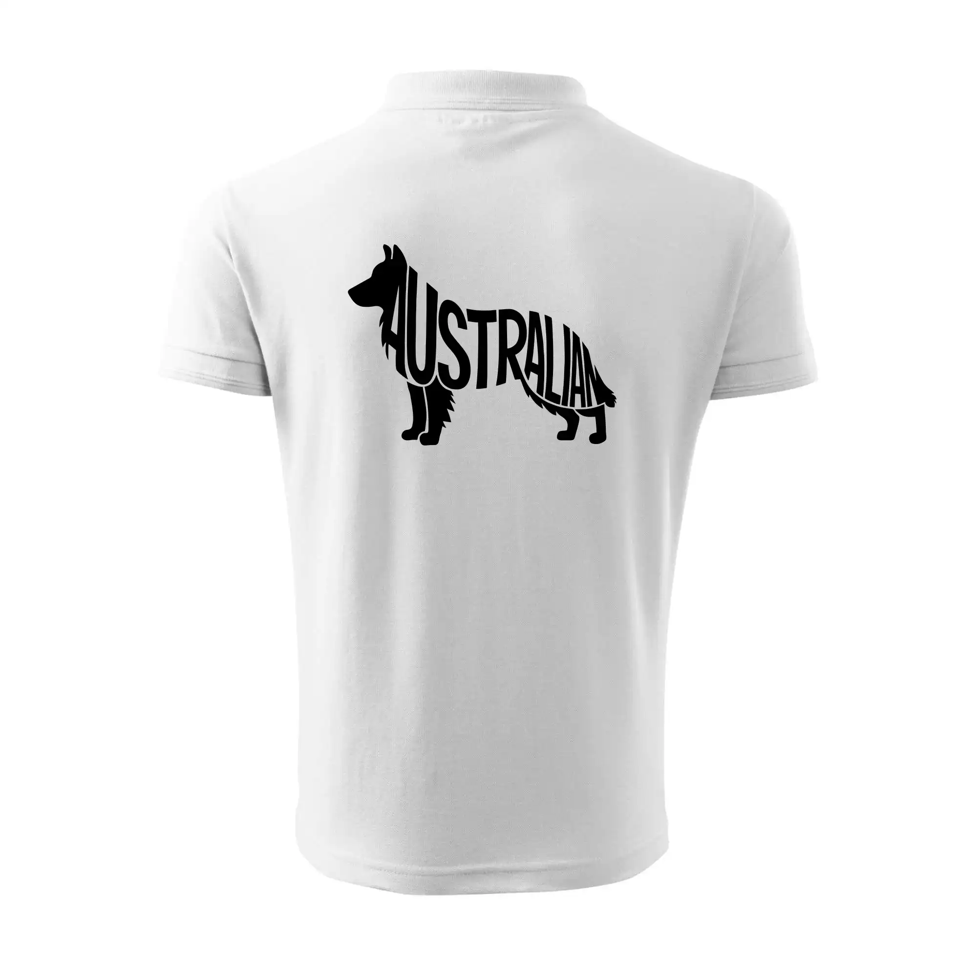 Australský Ovčák - nápis v těle