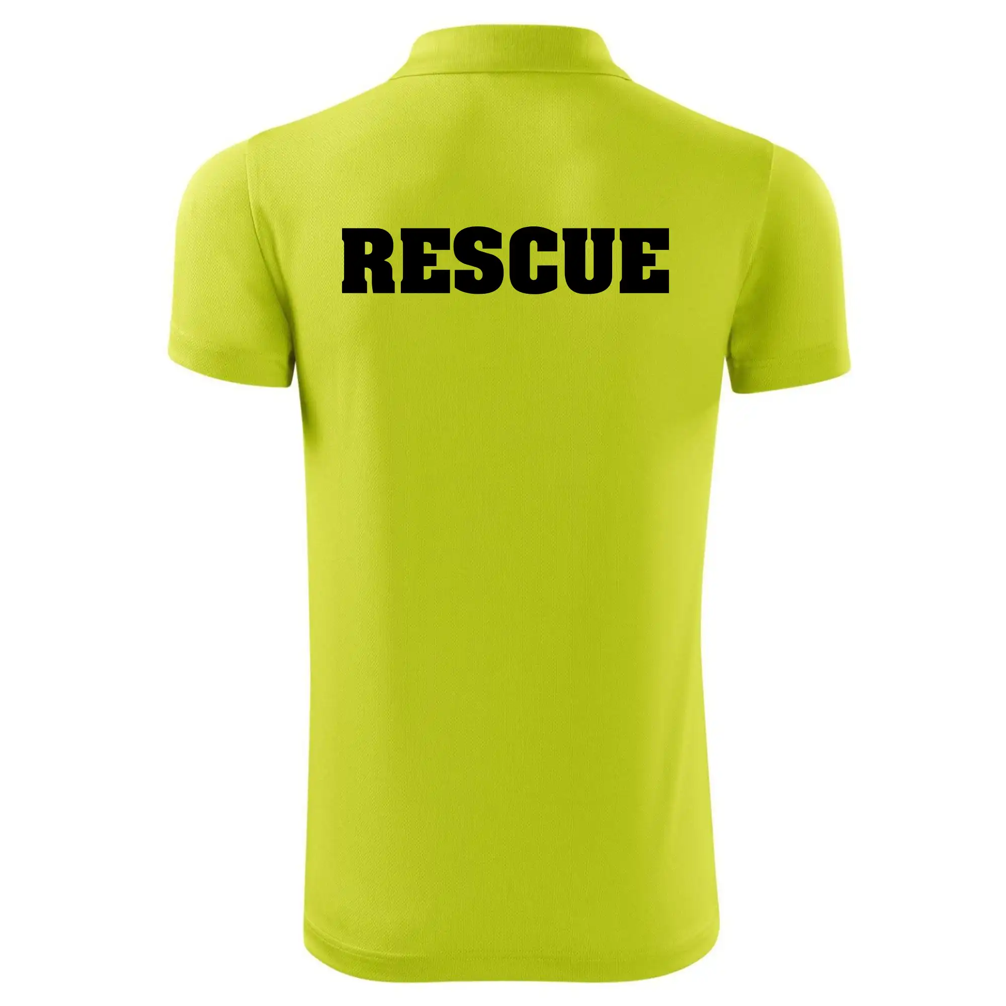 Rescue - Hvězda na prsu +  nápis na zádech