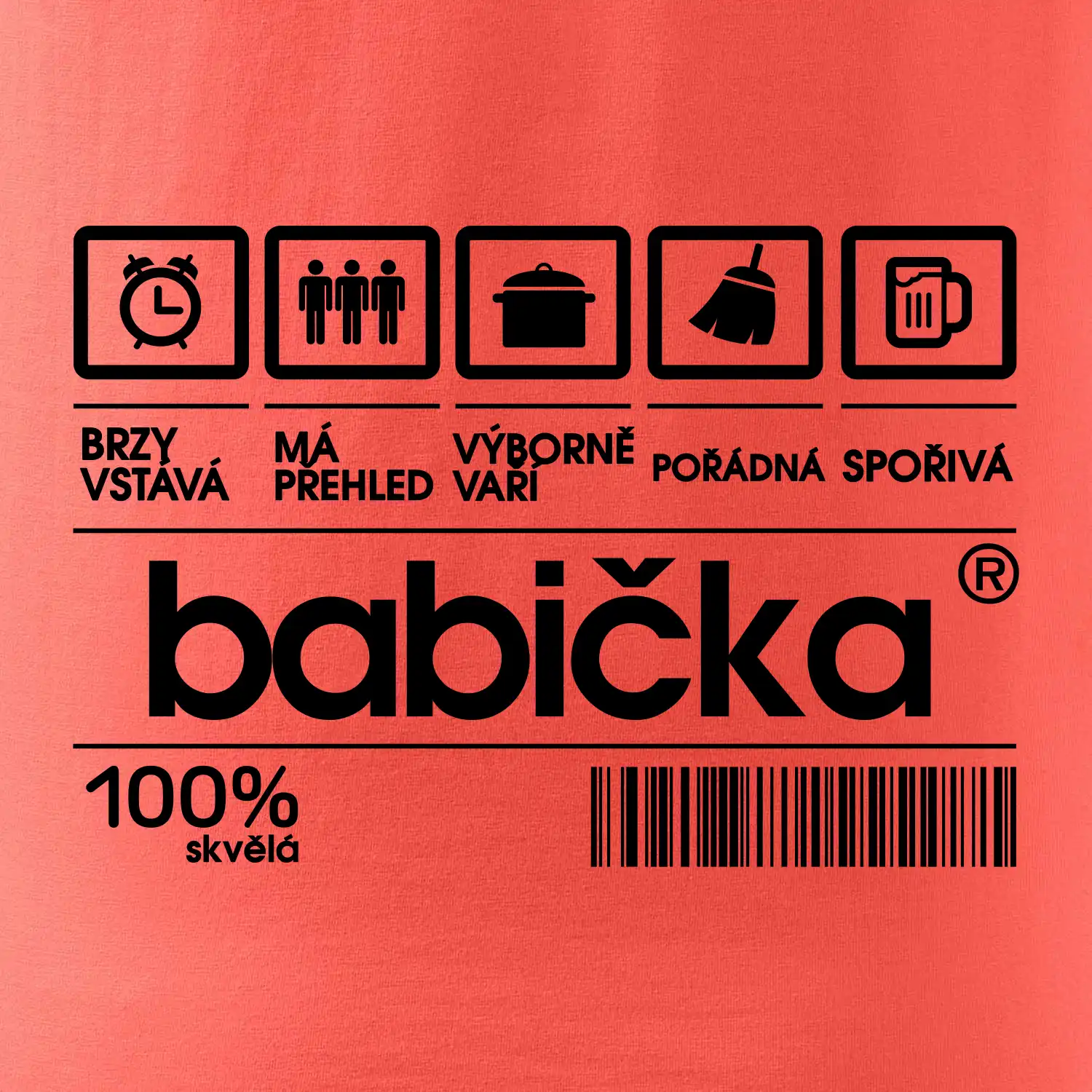 Čárový kód babička