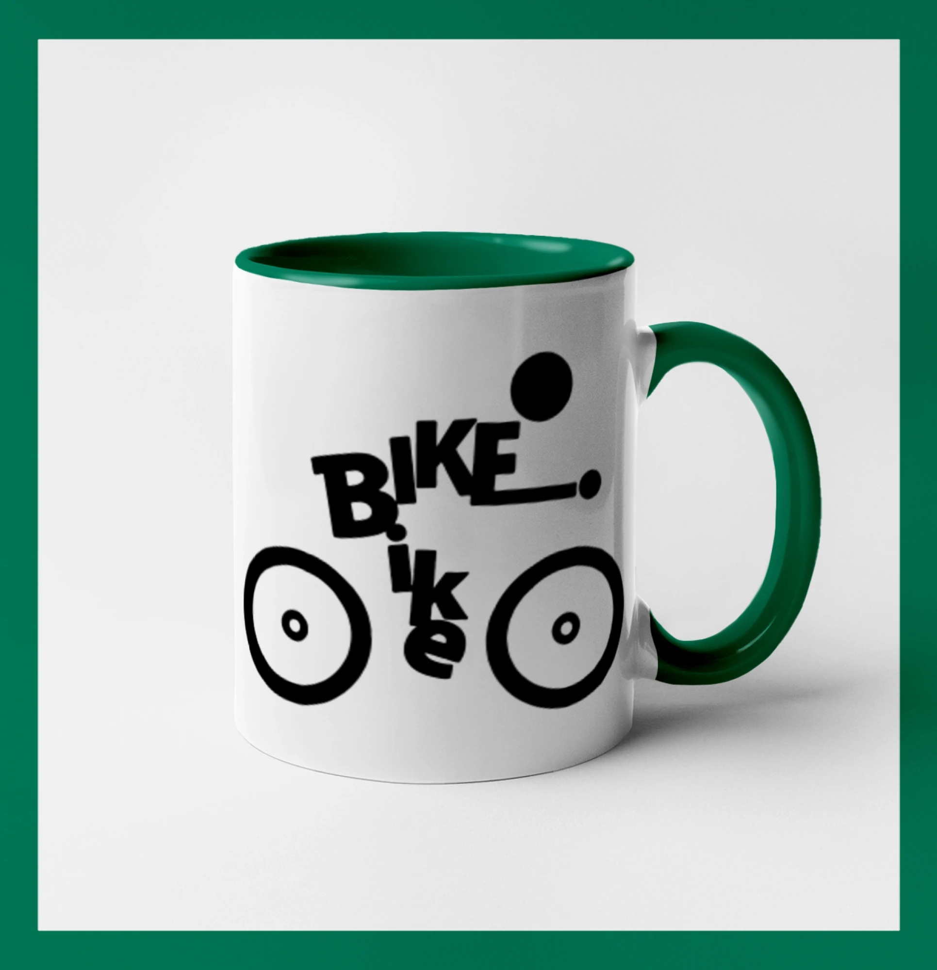 Bike nápis postava