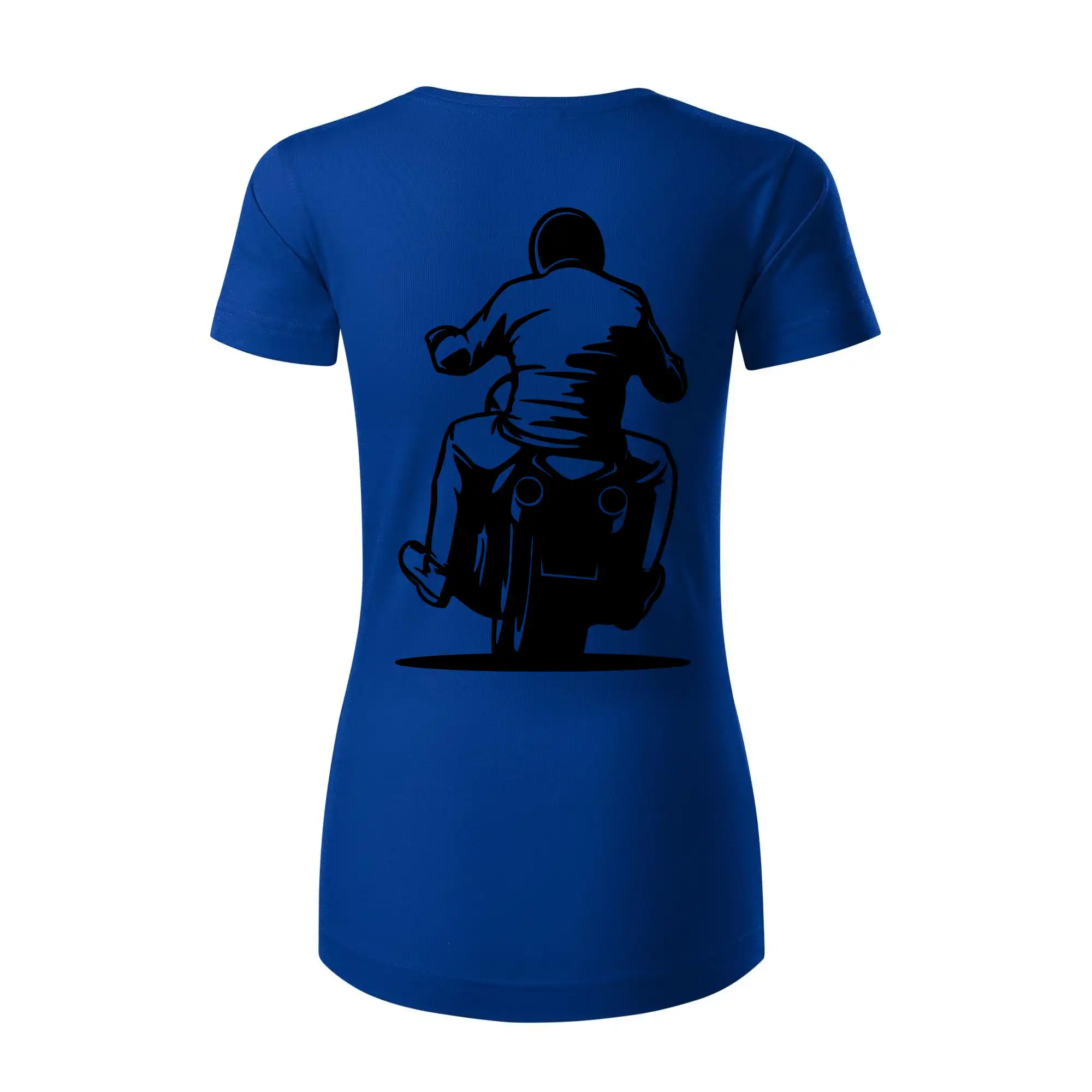 Motorkář na zádech - chopper