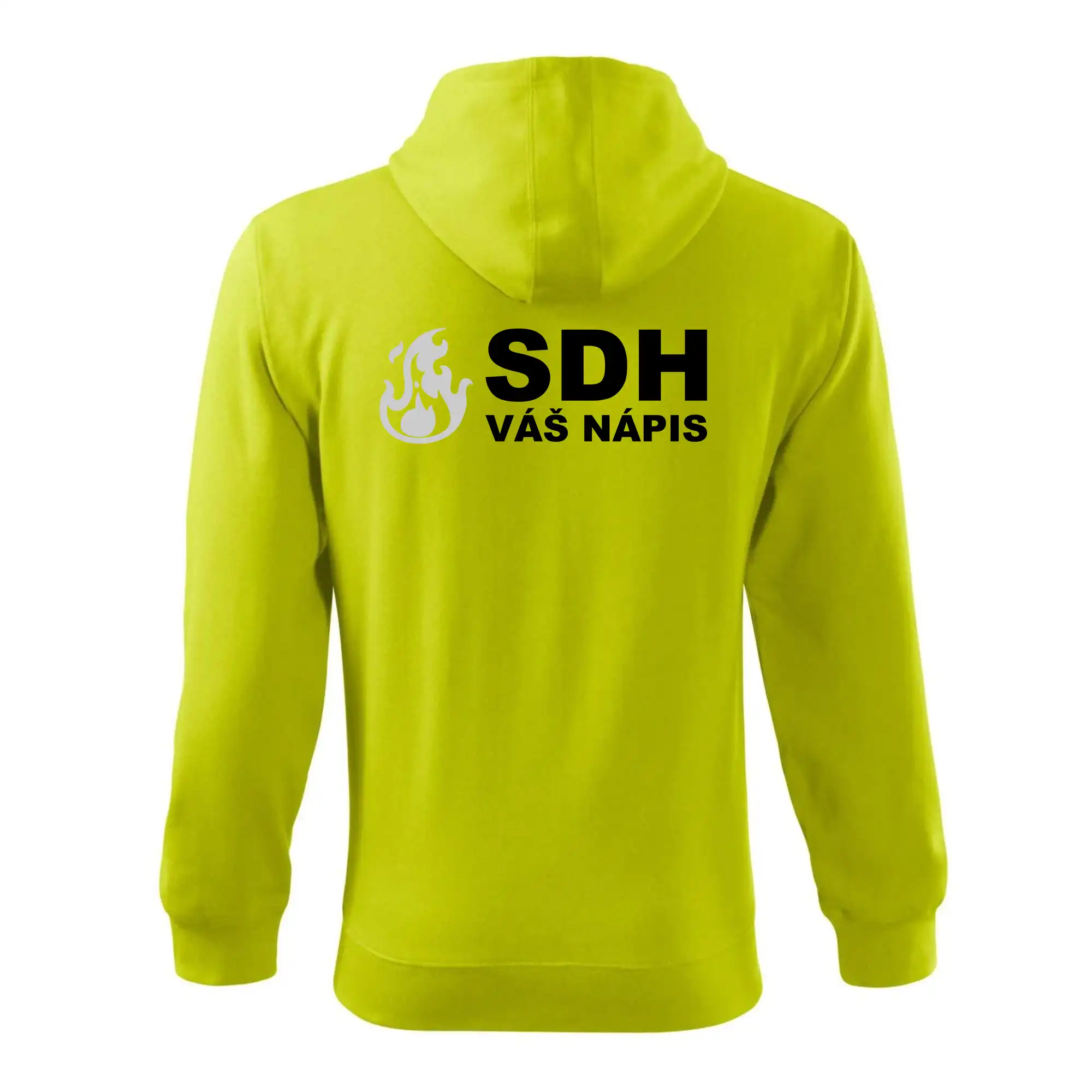 SDH REFLEXNÍ nápis (oheň, firesport, název sboru - vlastní nápis)