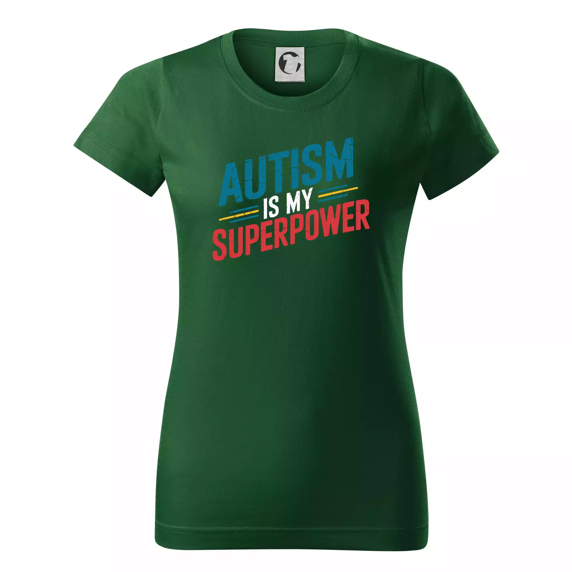 Šikmý nápis Autism is my superpower