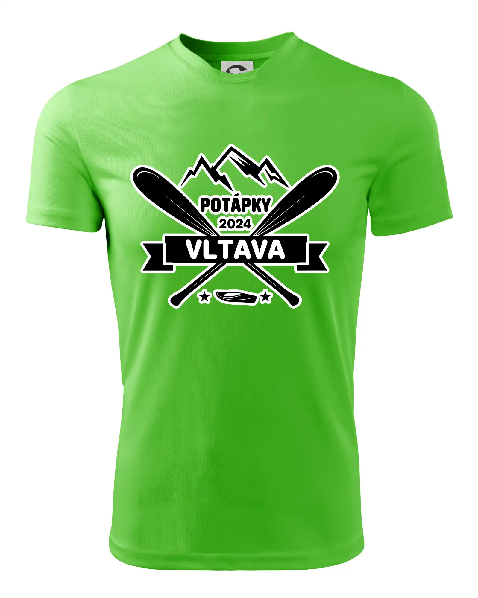 Na vodu - pádla hory (vlastní nápis)