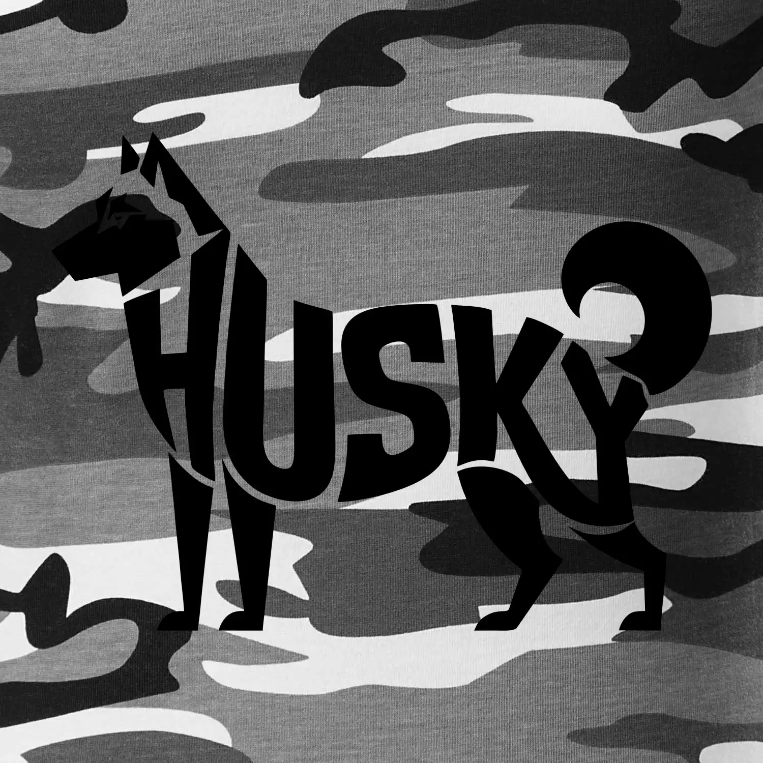 Husky nápis v těle