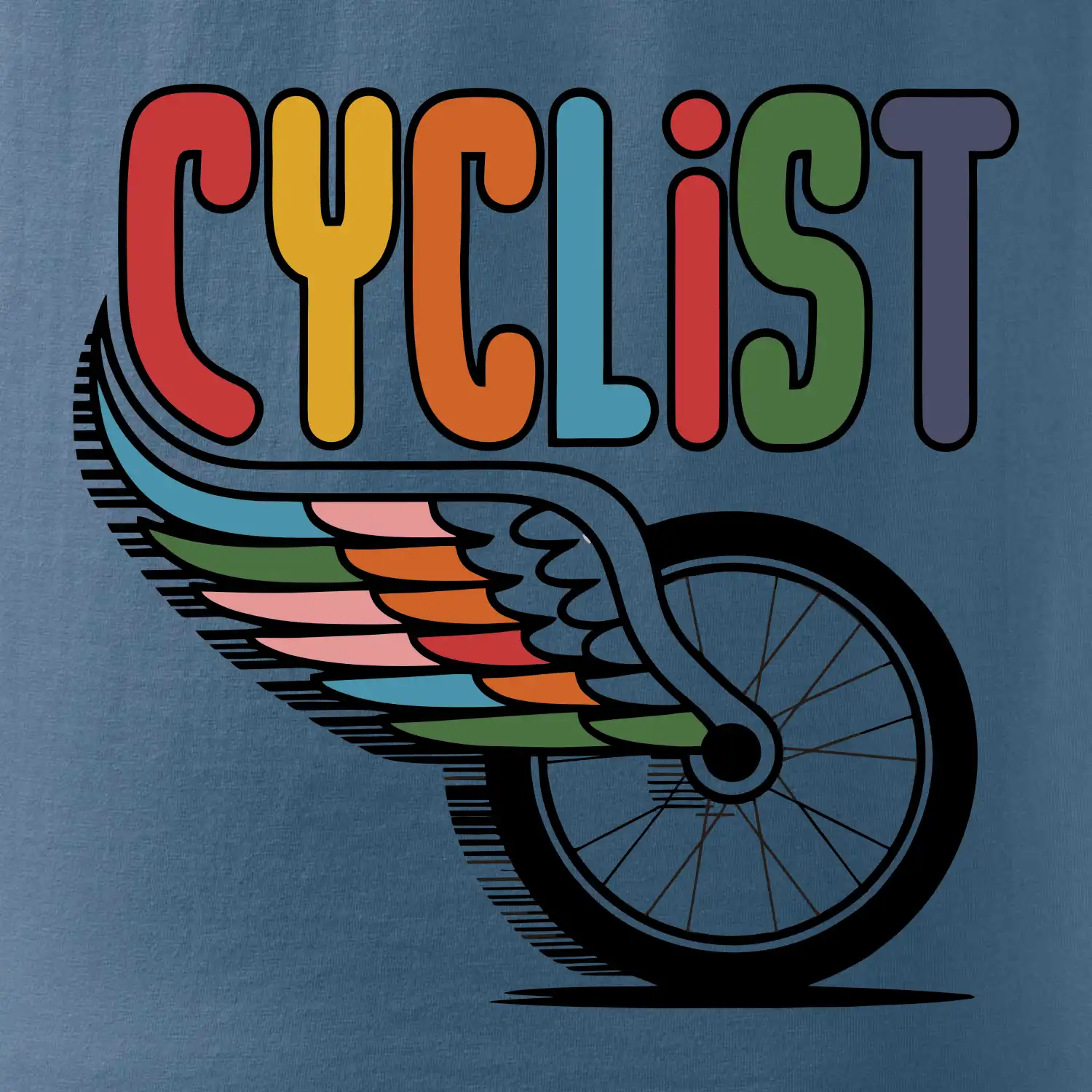 Cyclist - kolo a křídlo