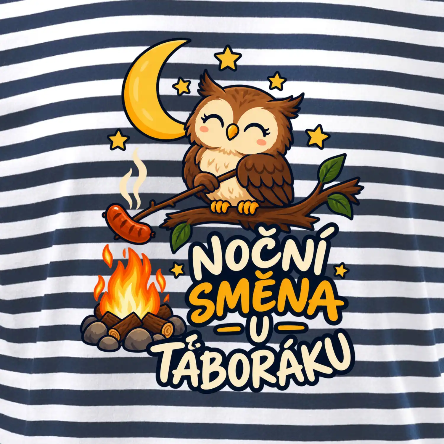 Noční směna u táboráku