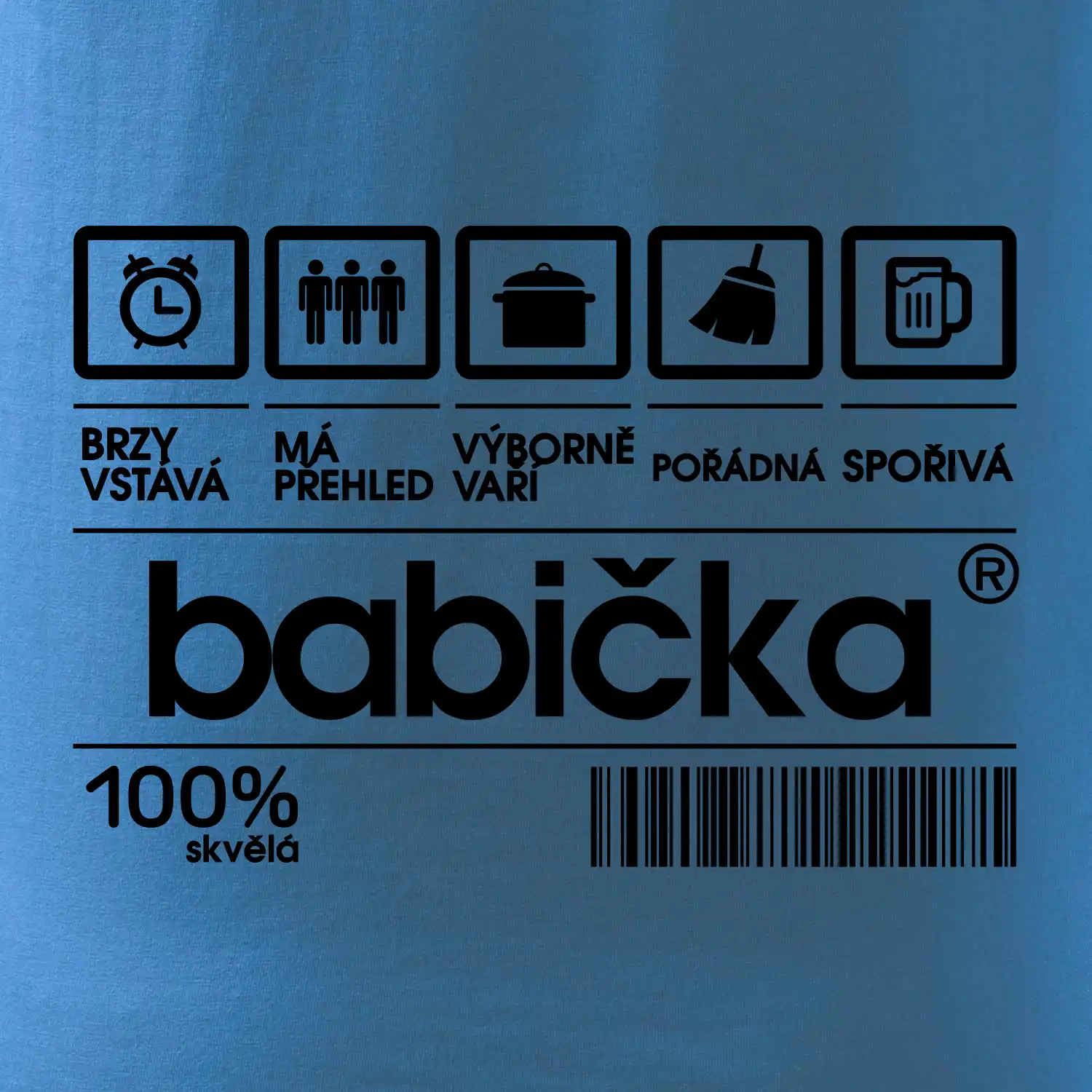 Čárový kód babička