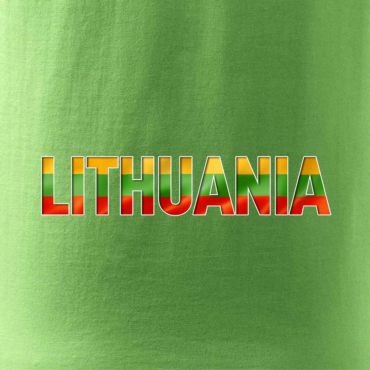 Lithuania - nápis vlajka