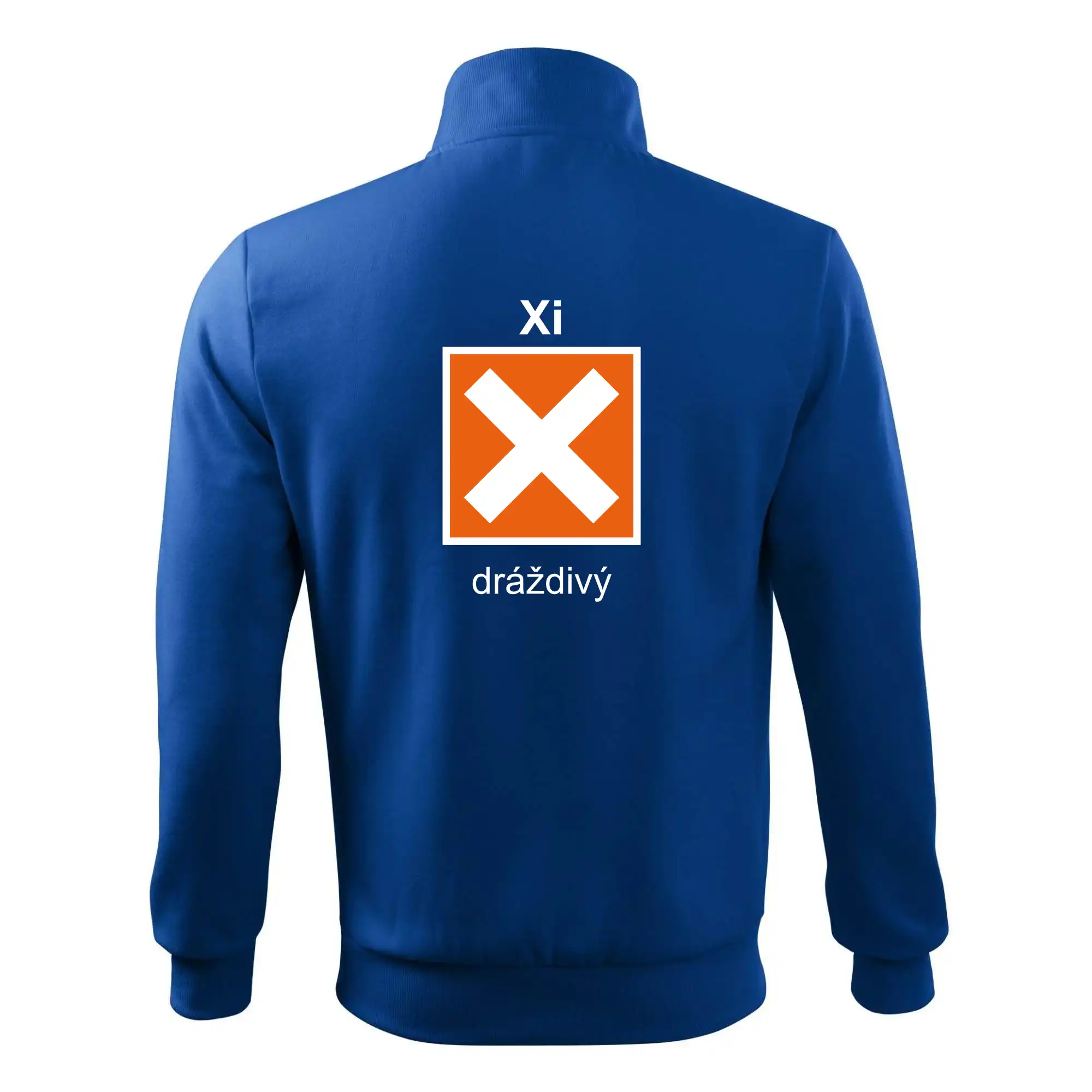 Xi Dráždivý - Výstražná tabulka na tričku