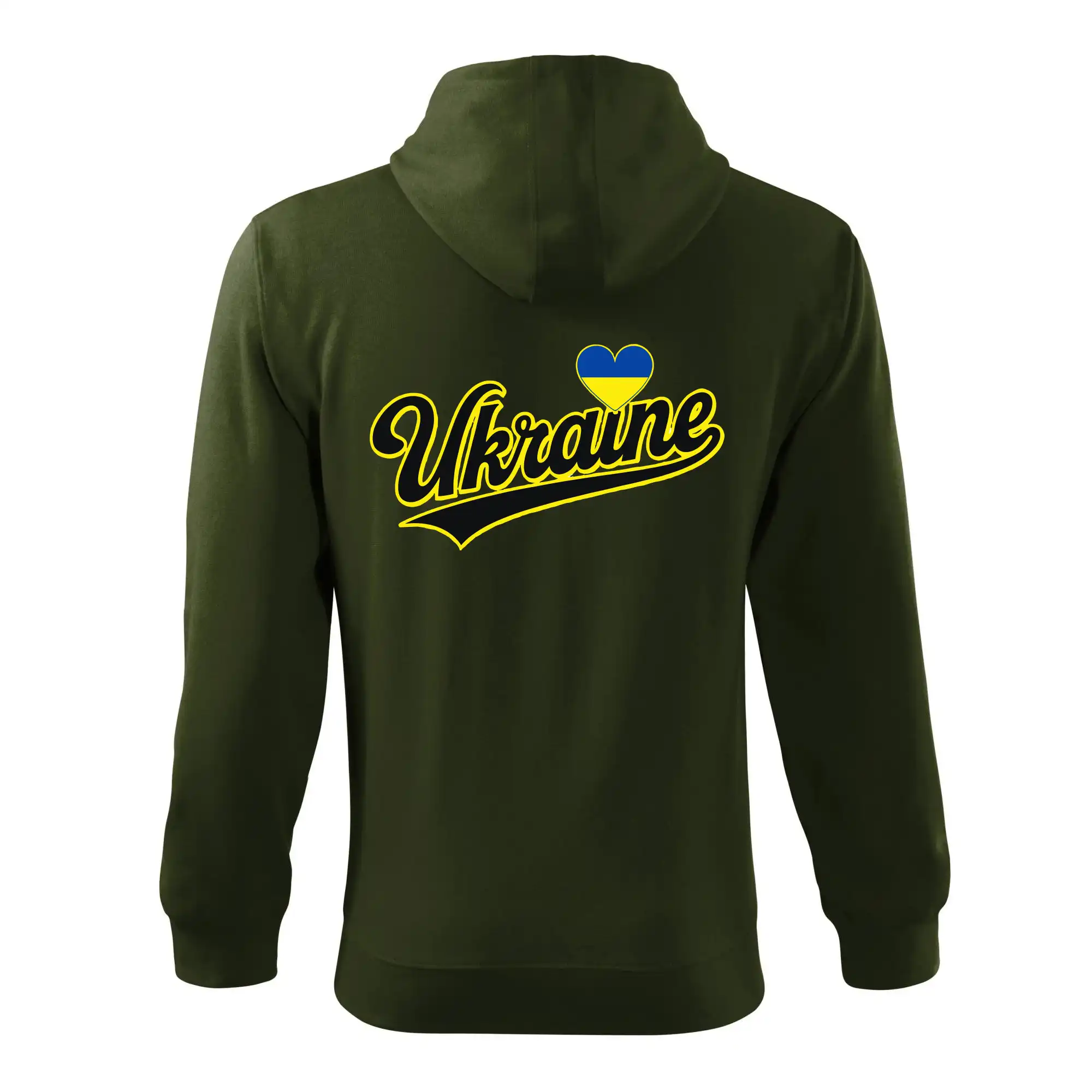 Ukraine - nápis černý