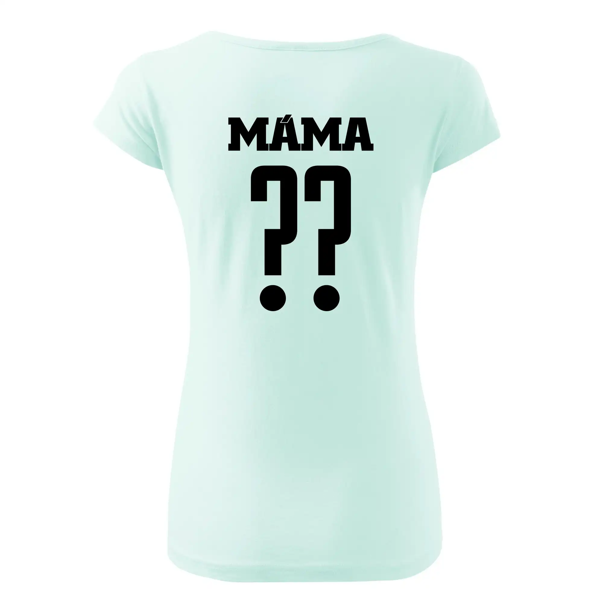 Máma - dres se jménem a číslem