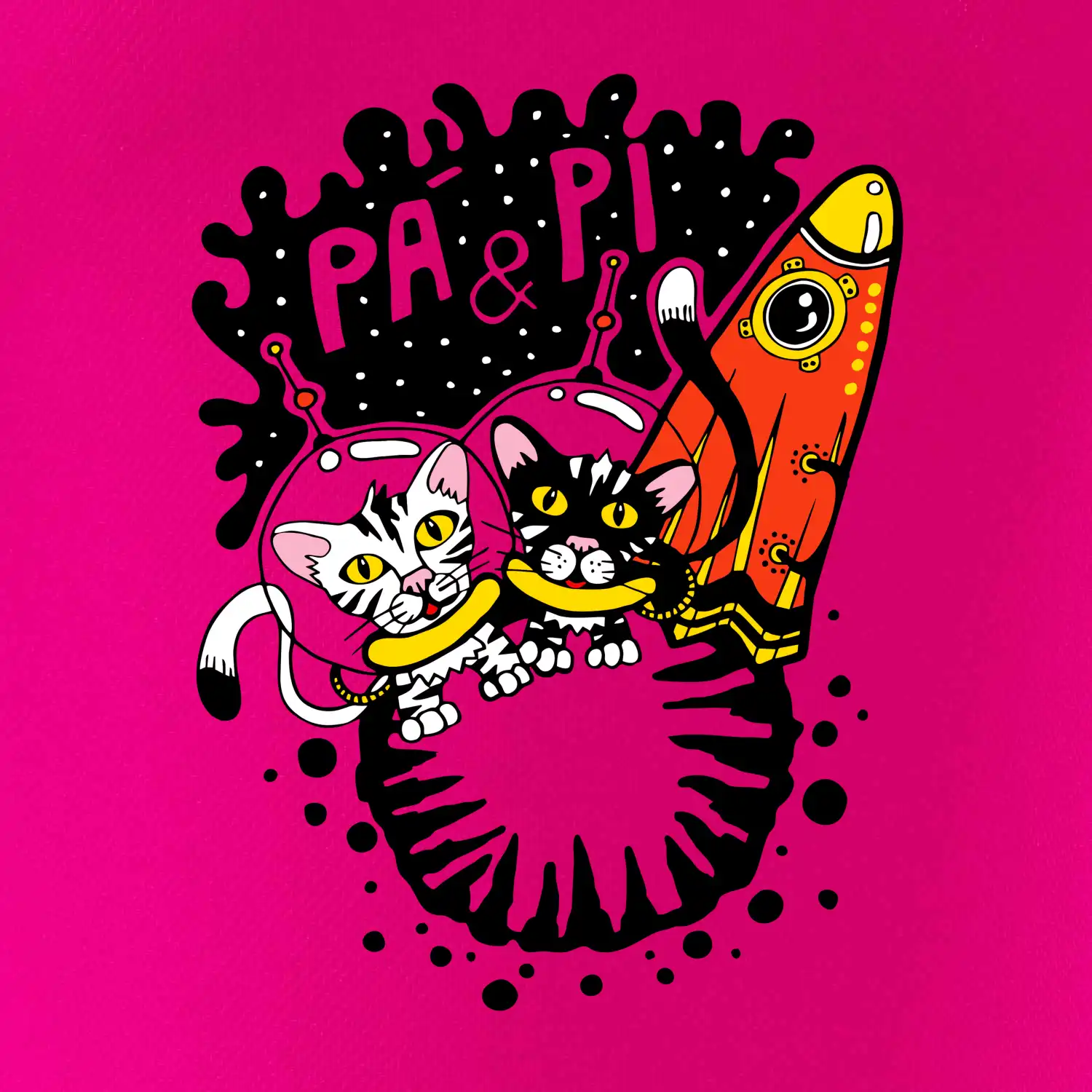 Pá a Pi z kočičí planety (Pecka Design)