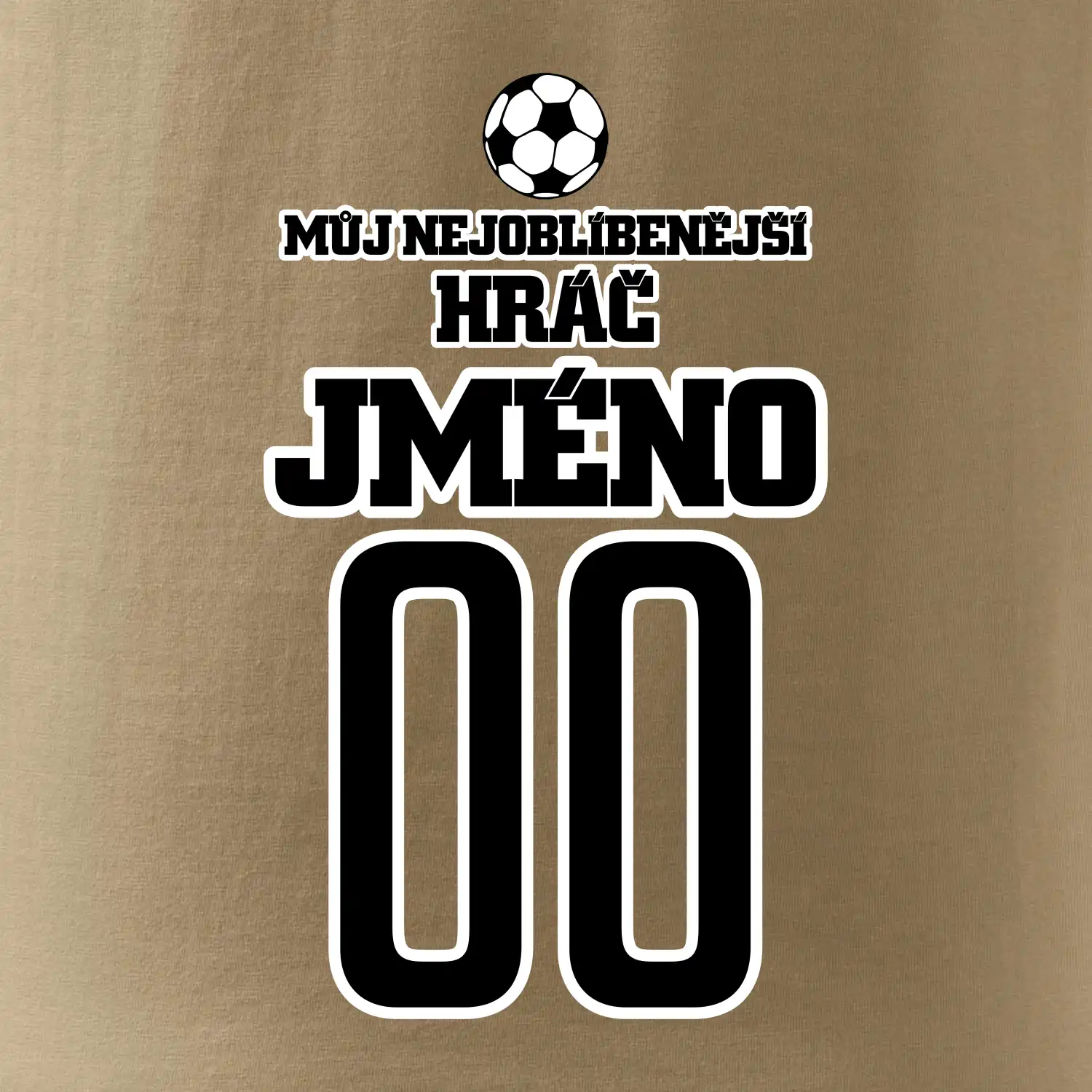 Můj nejoblíbenější hráč - Vaše jméno a číslo