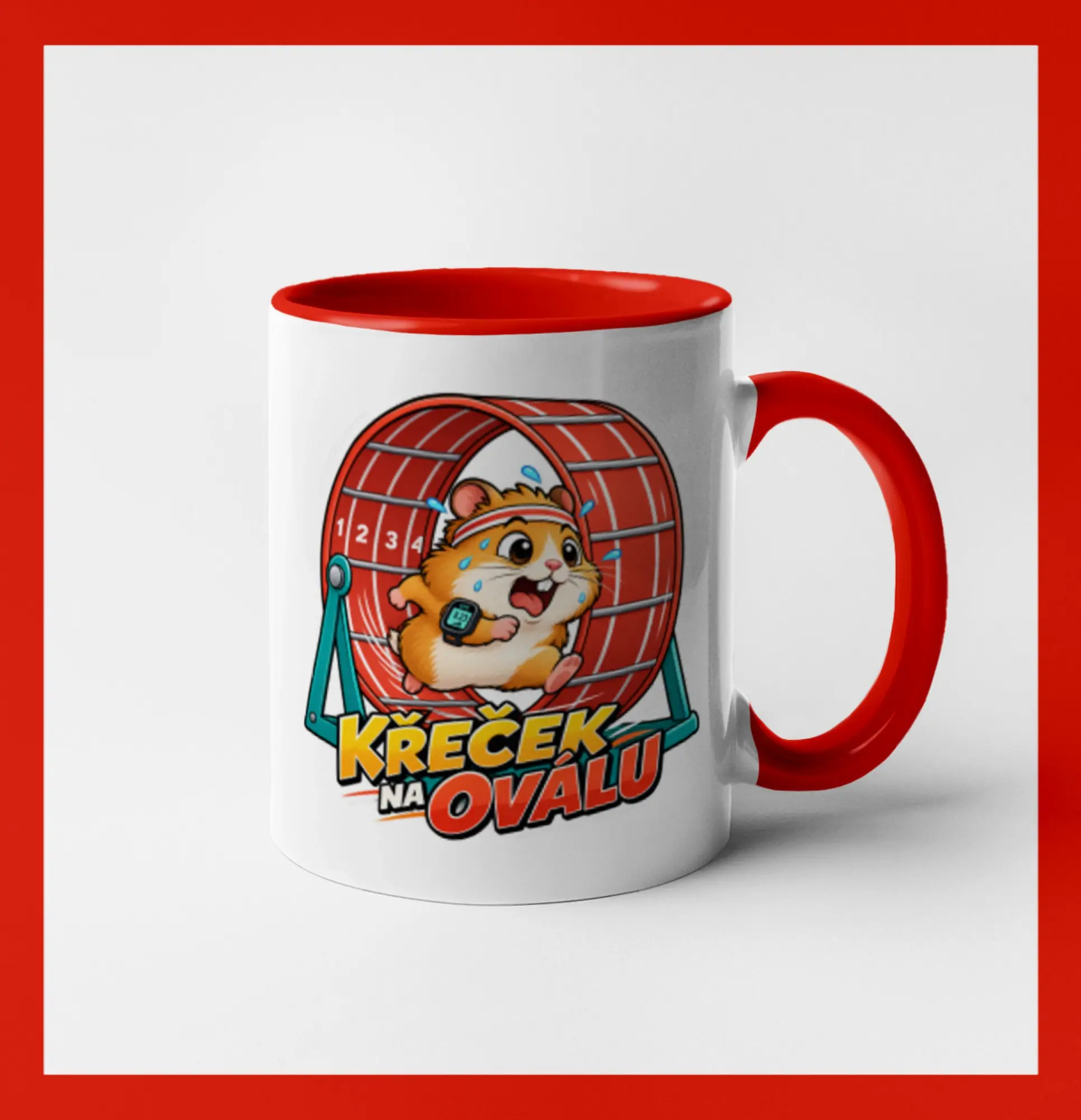 Běžecký křeček na oválu