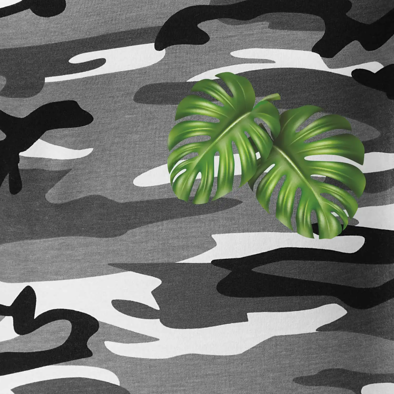 Monstera listy na prsu