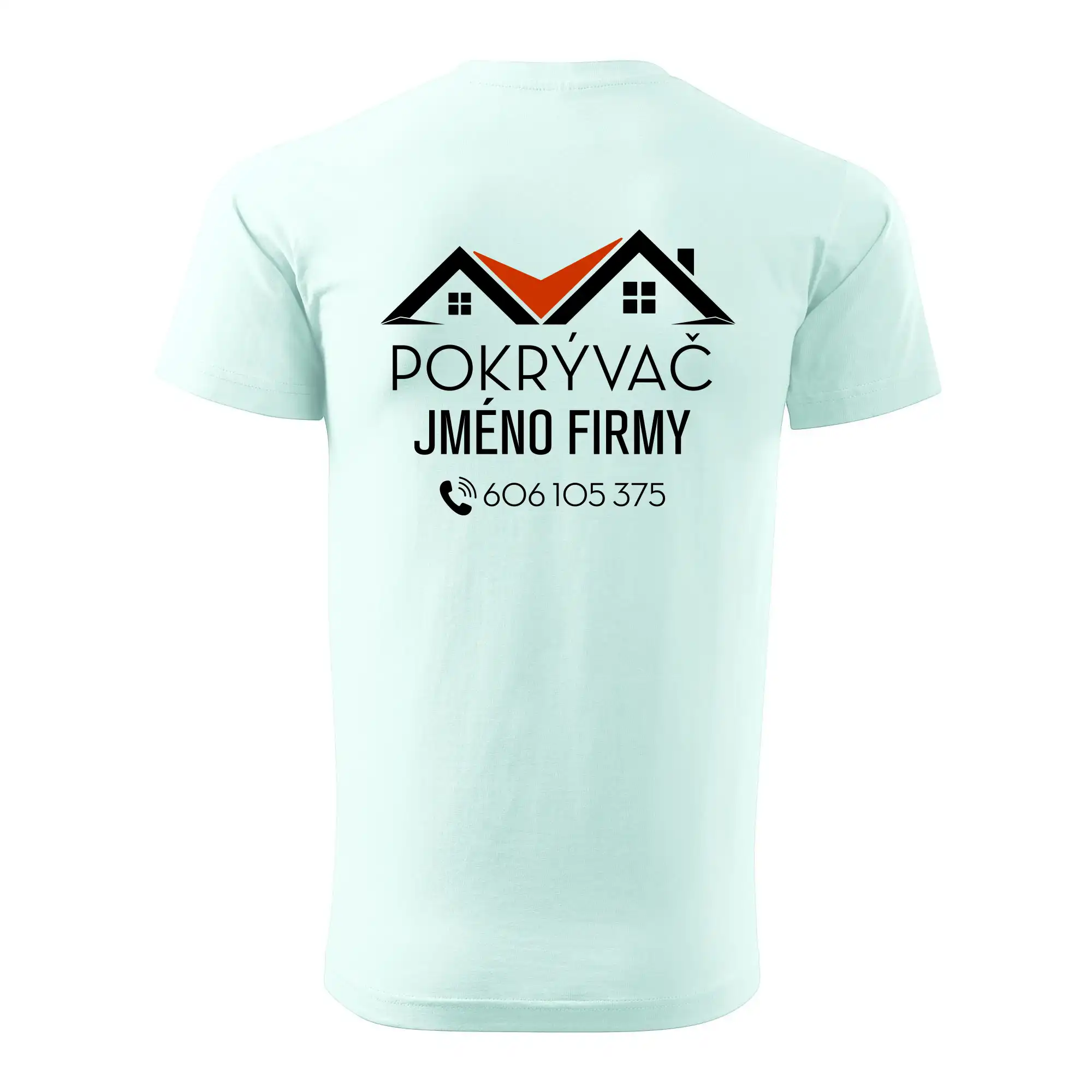 Tričko pro pokrývače - Dvě střechy